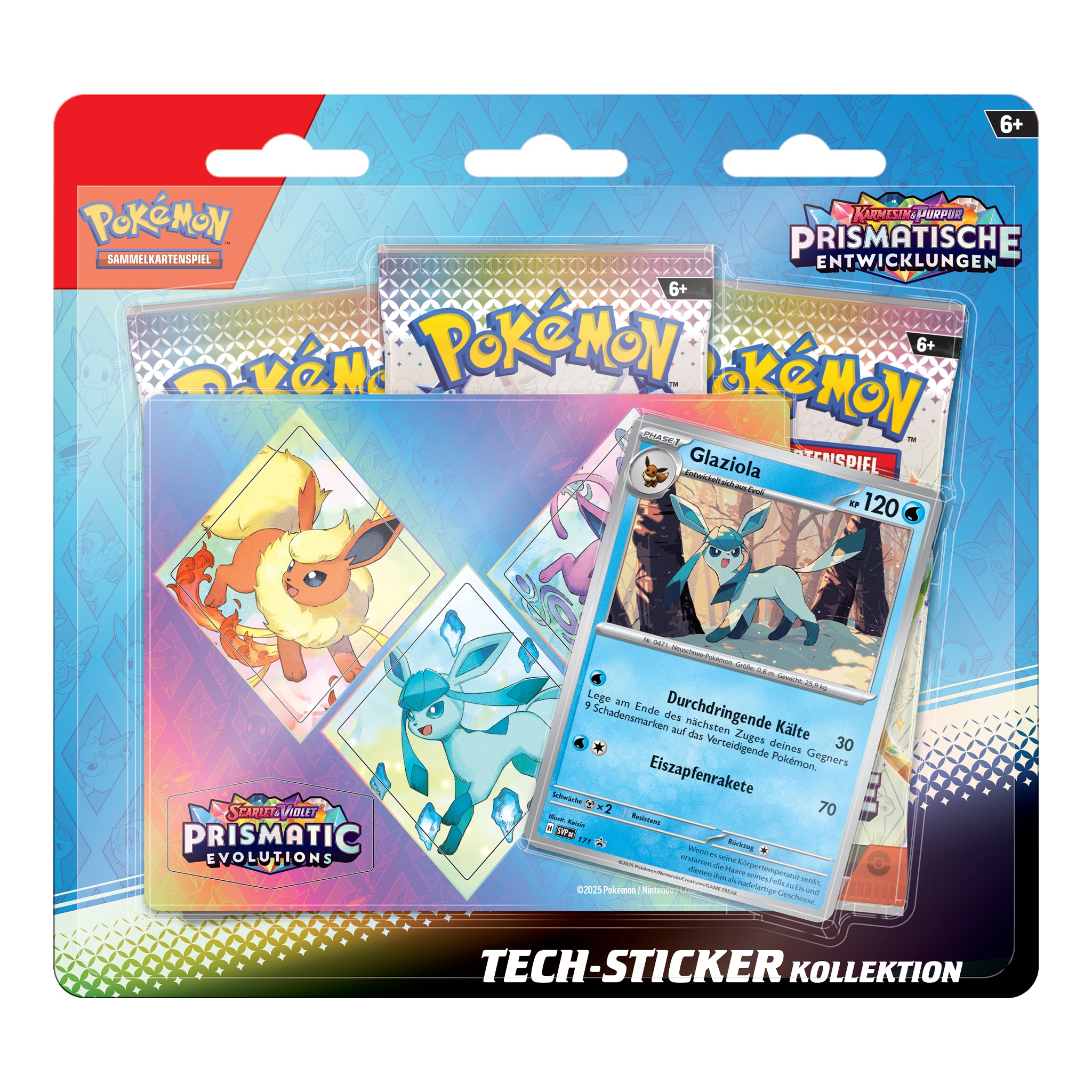 Pokémon - Tech-Sticker-Kollektion Prismatische Entwicklungen - DE Glaziola