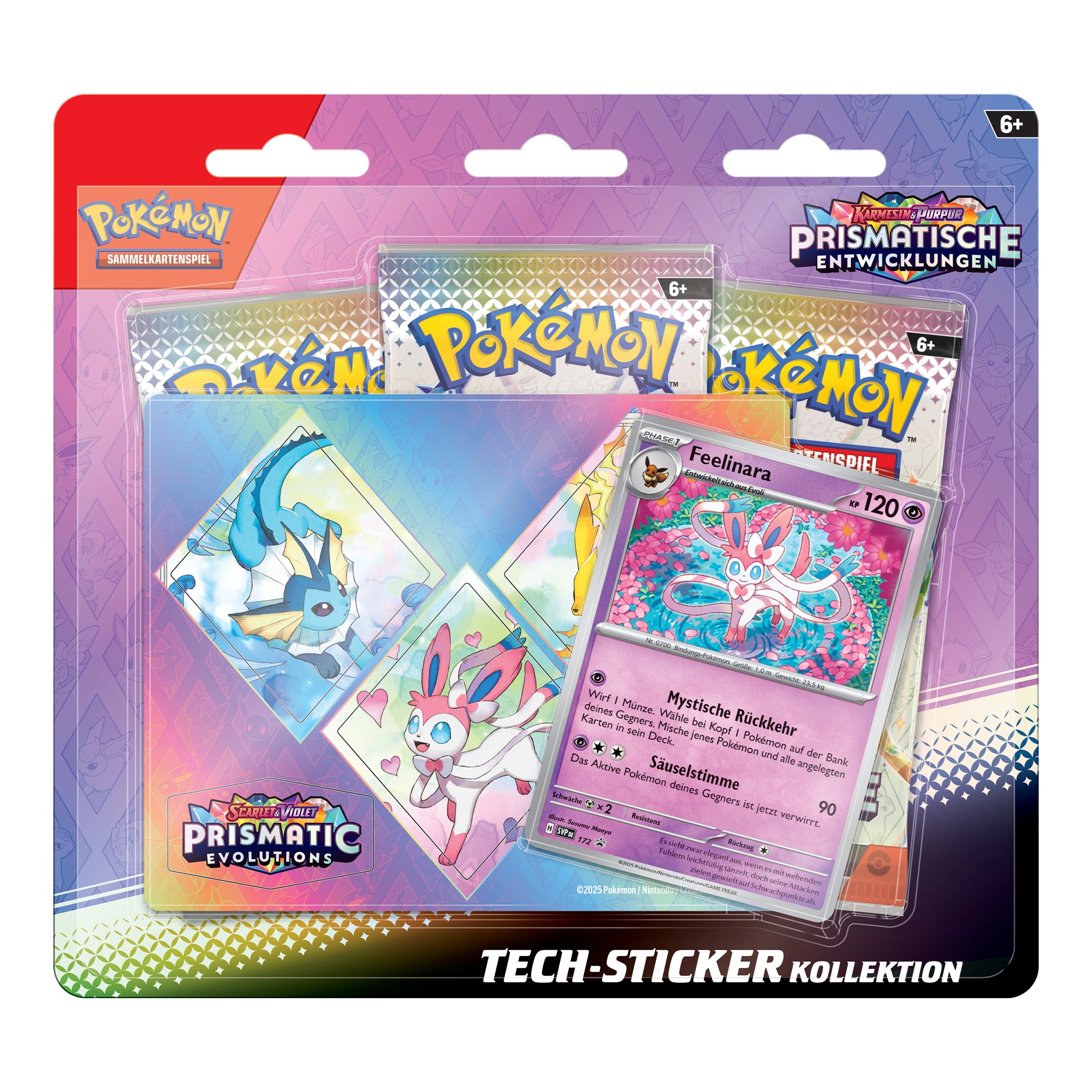 Pokémon - Tech-Sticker-Kollektion Prismatische Entwicklungen - DE Feelinara