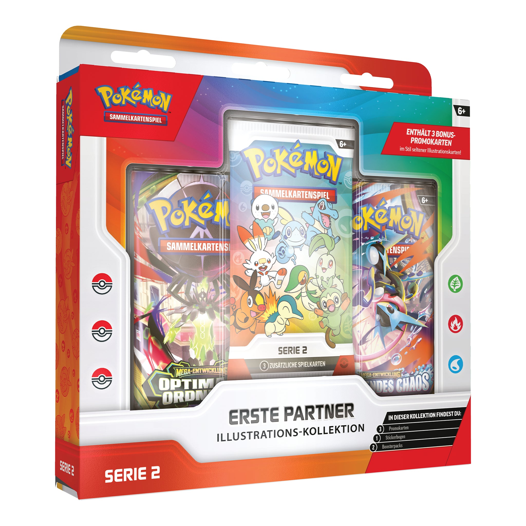 Pokémon - Erste Partner Illustrations Kollektion - Serie 2 - DE
