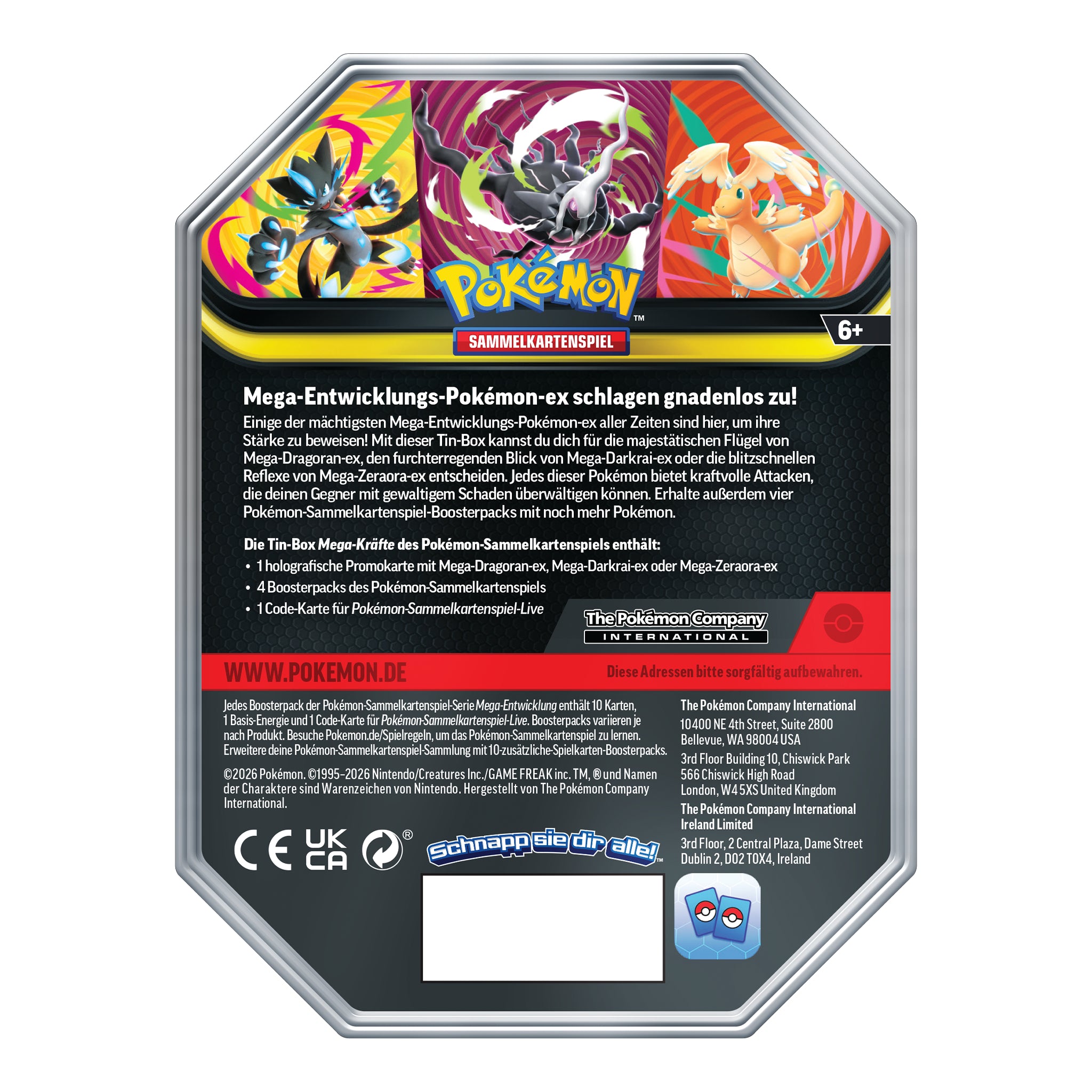 Pokémon - Mega Zeraora Tin - DE