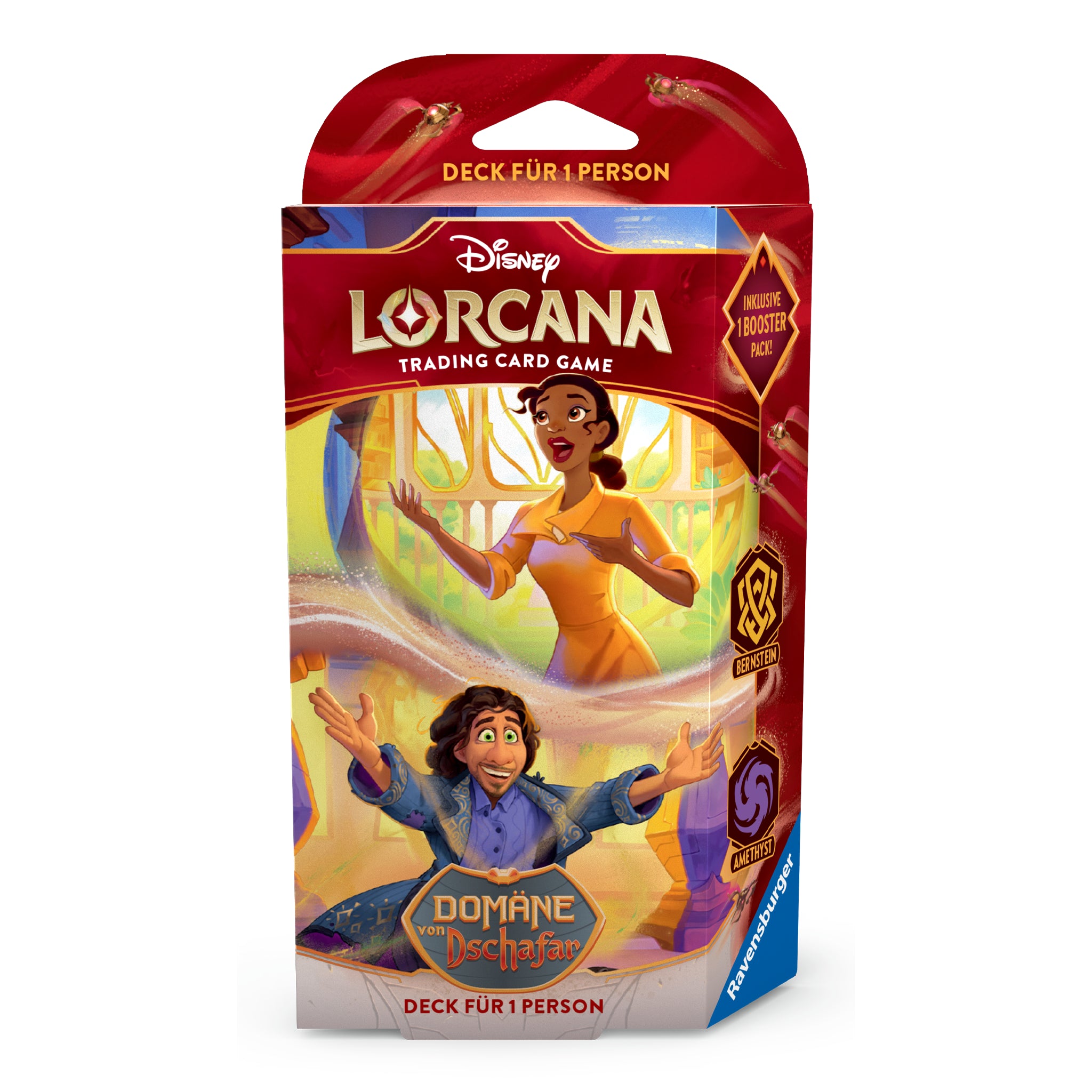 Disney Lorcana - Domäne von Dschafar Starter Deck - Bernstein/Amethyst - DE