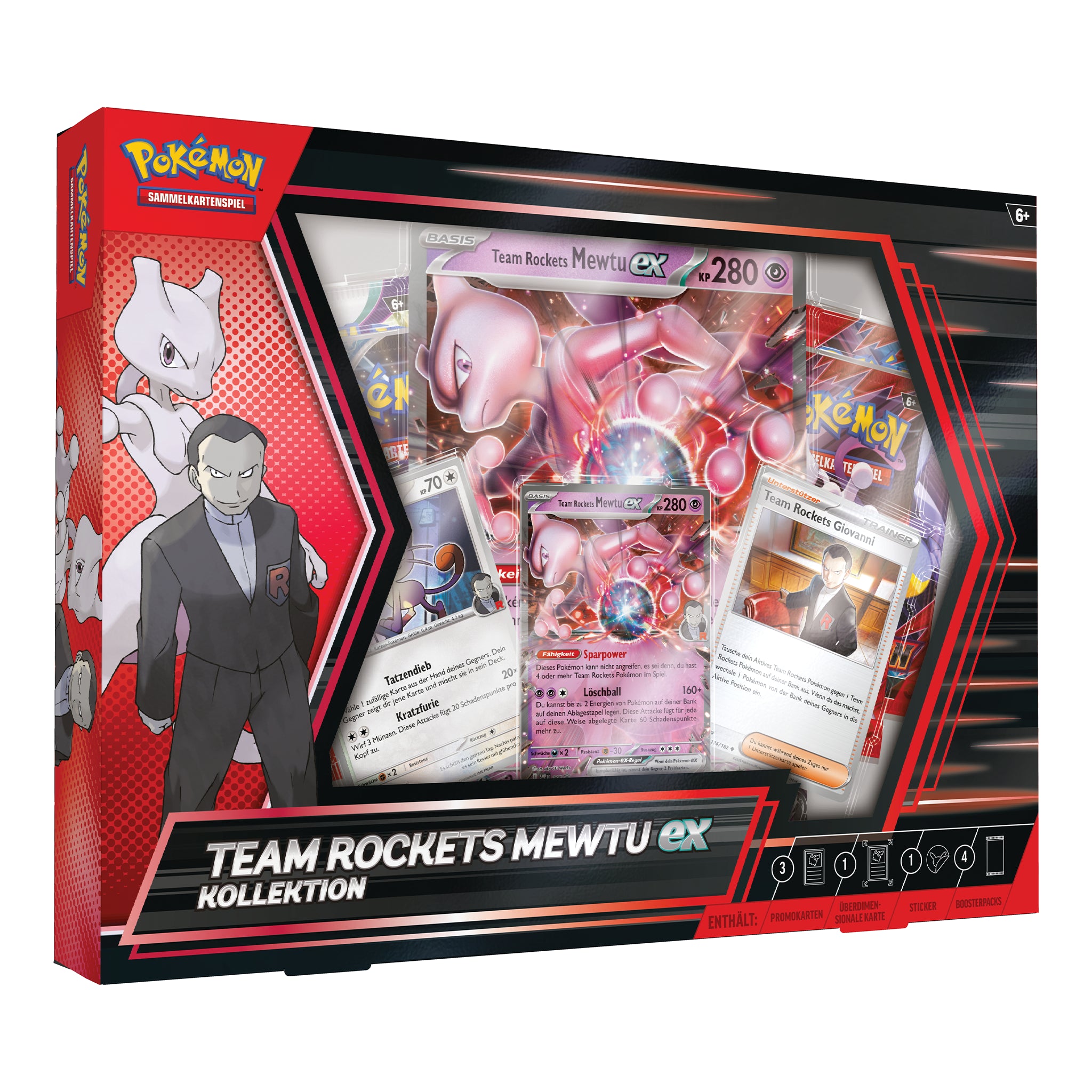 Pokémon - Team Rockers Mewtu ex Kollektion - DE