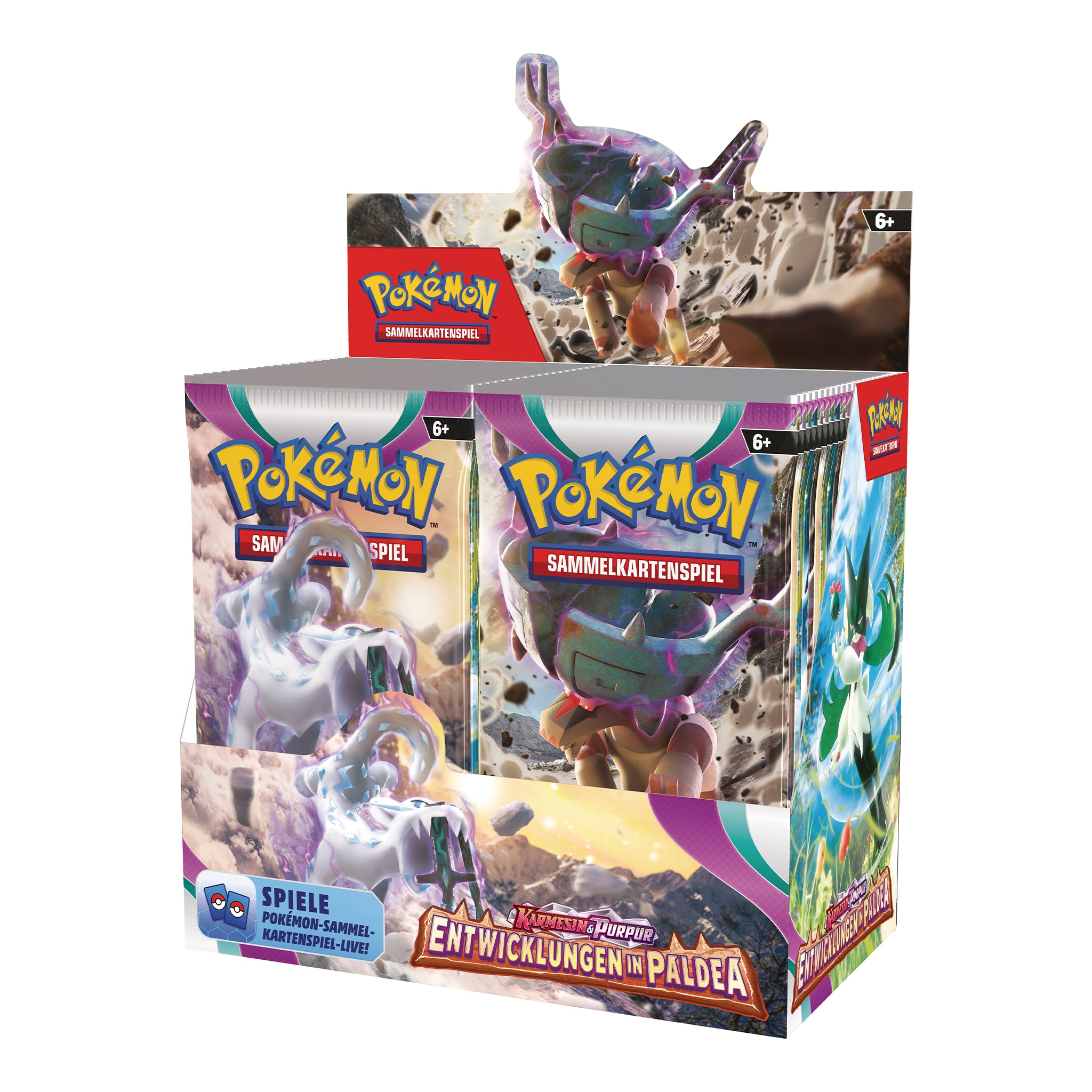 Pokémon - Entwicklungen in Paldea Display - DE