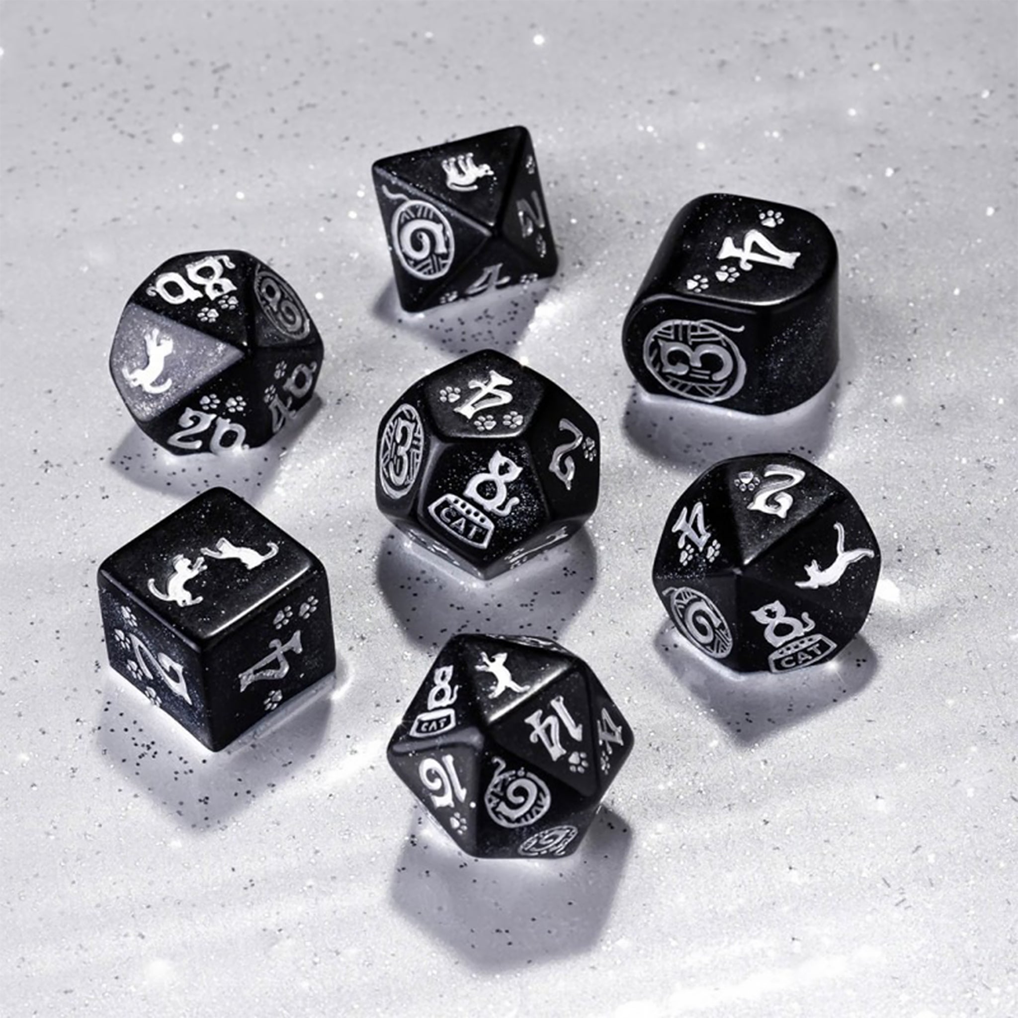 Cats Dice Set - Waffle
