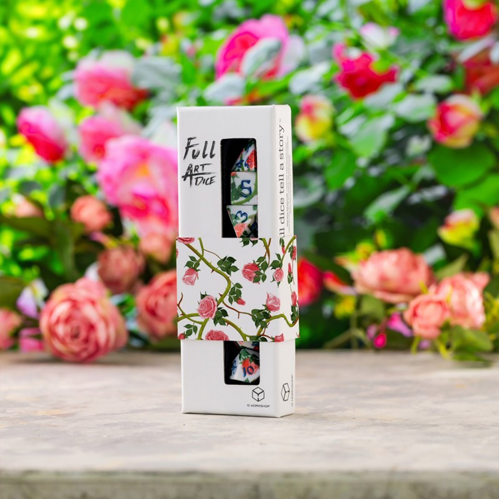 Full Art Dice Set - Roses