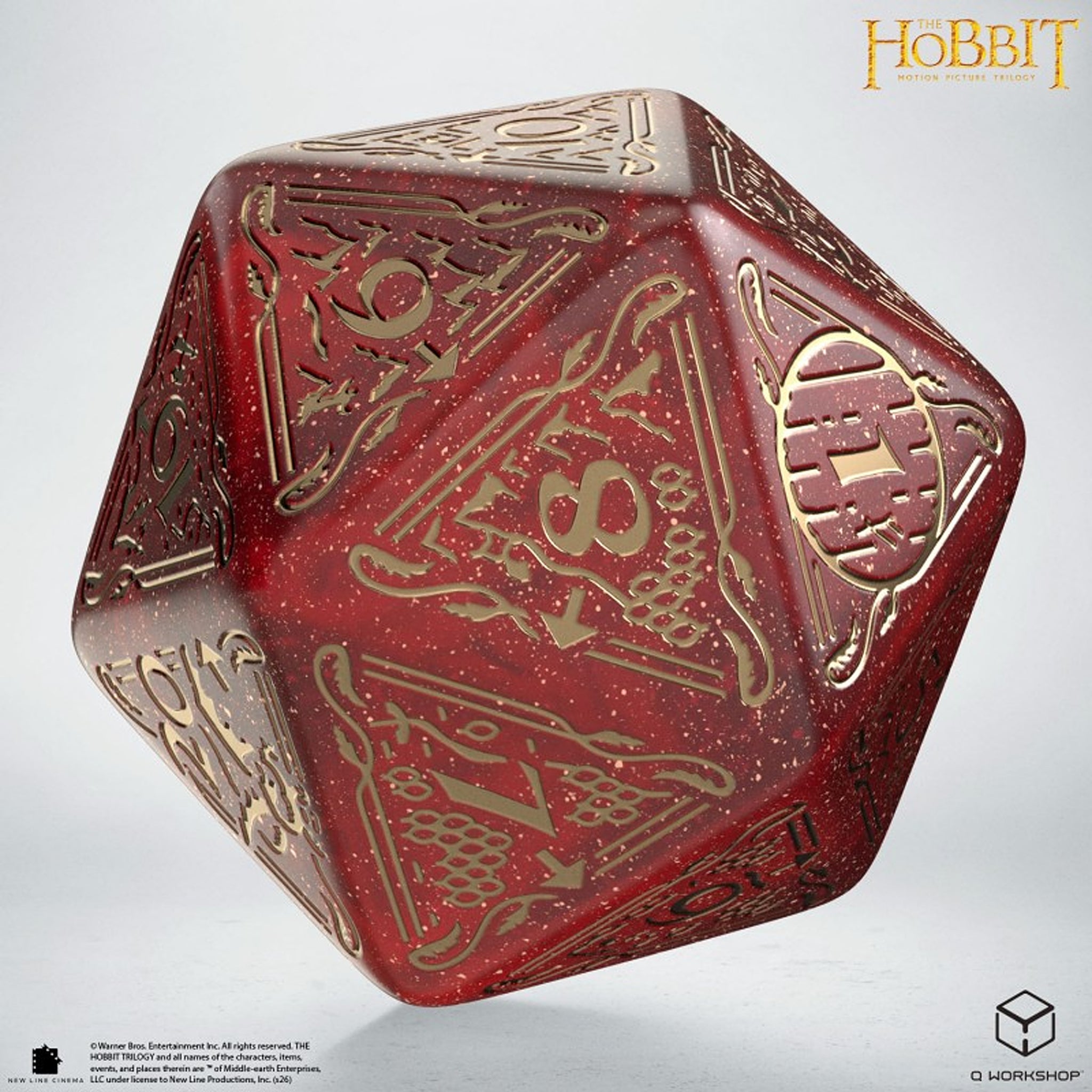 The Hobbit Spindown D20 Jumbo - Ember