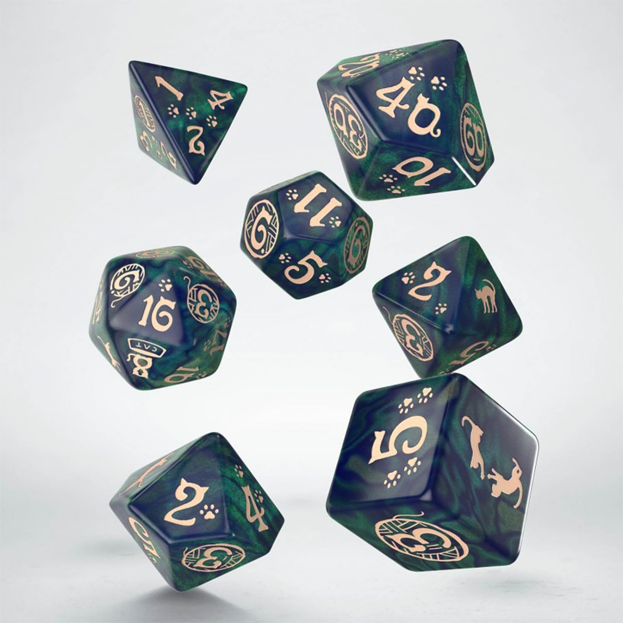 Cats Dice Set - Mittens