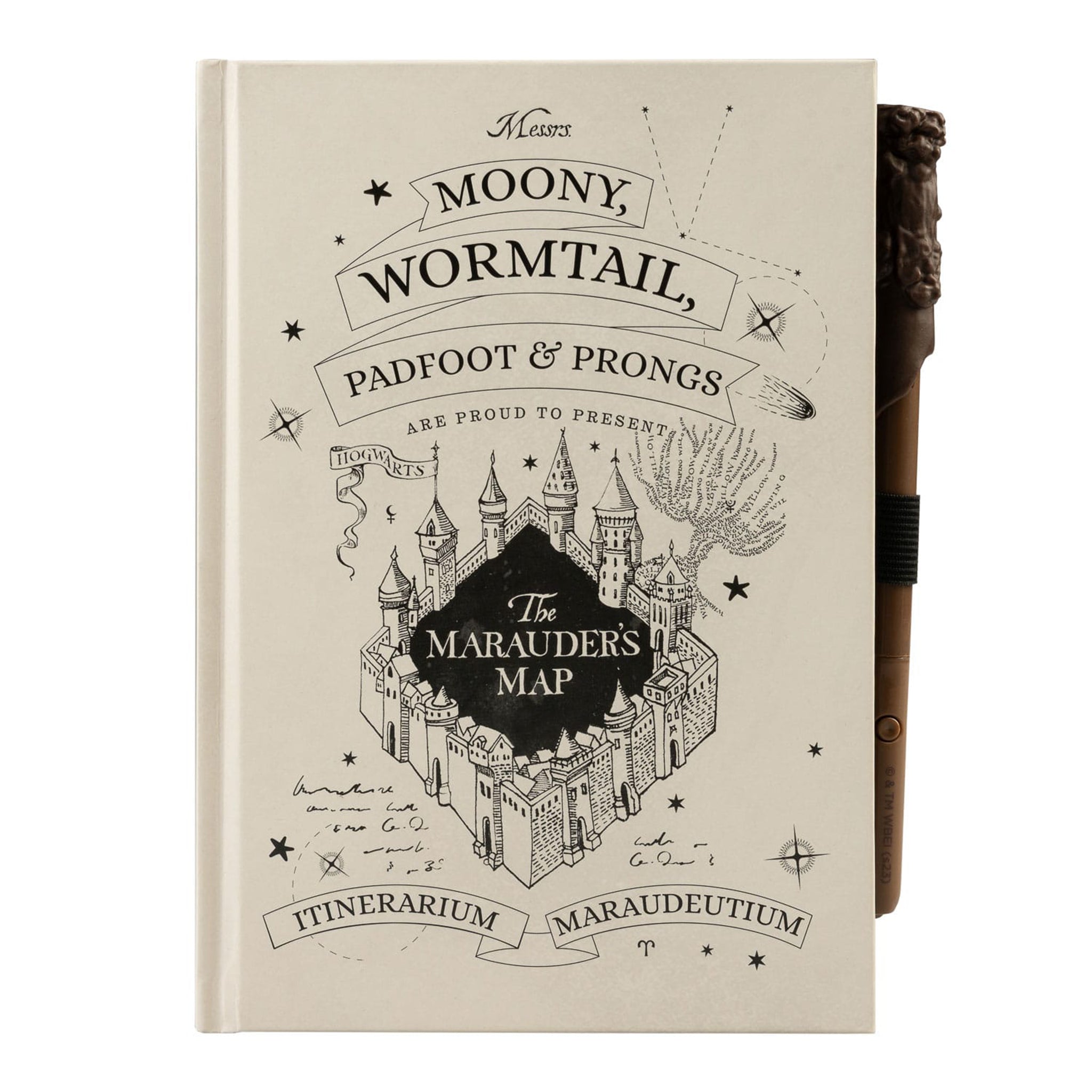 Harry Potter Marauder's Map - Premium Notizbuch A5 mit Licht
