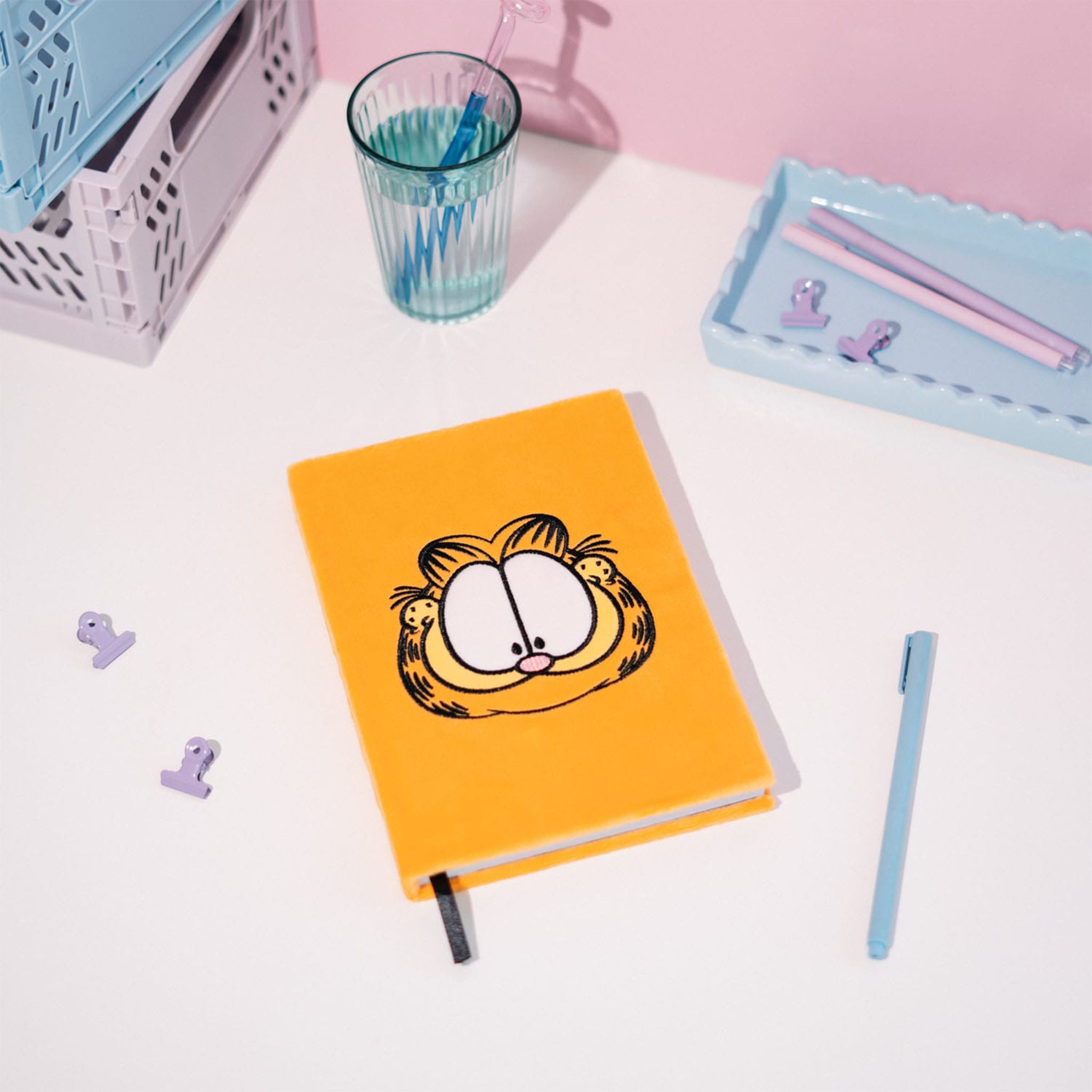 Garfield - Premium Plüsch Notizbuch A5