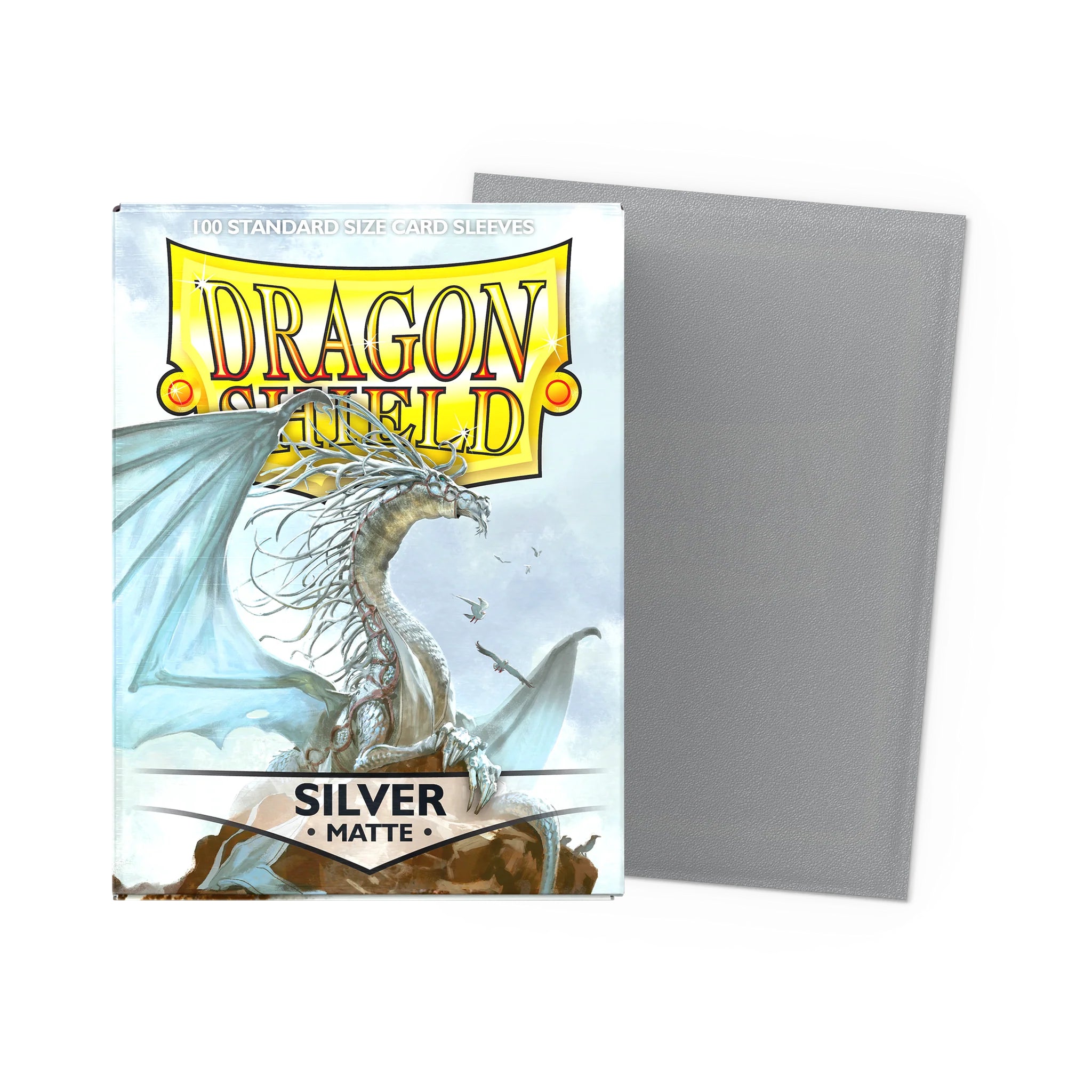 Dragon Shield - Matte Sleeves - Silver
