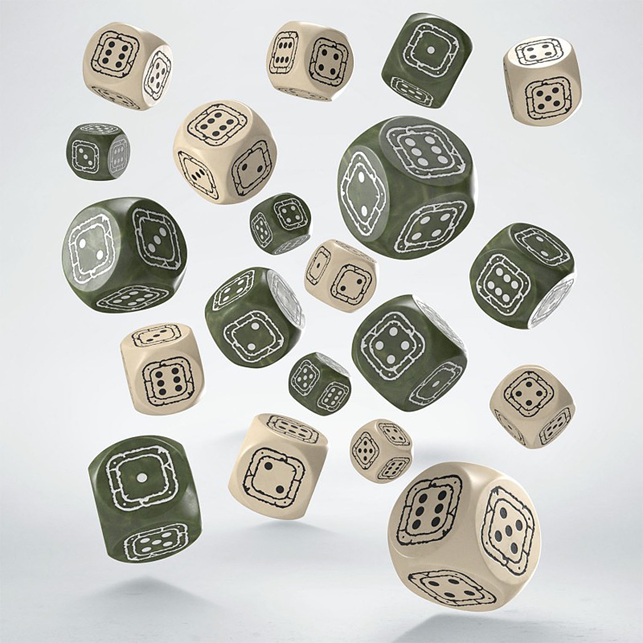 Fortress Compact D6 - Beige & Olive