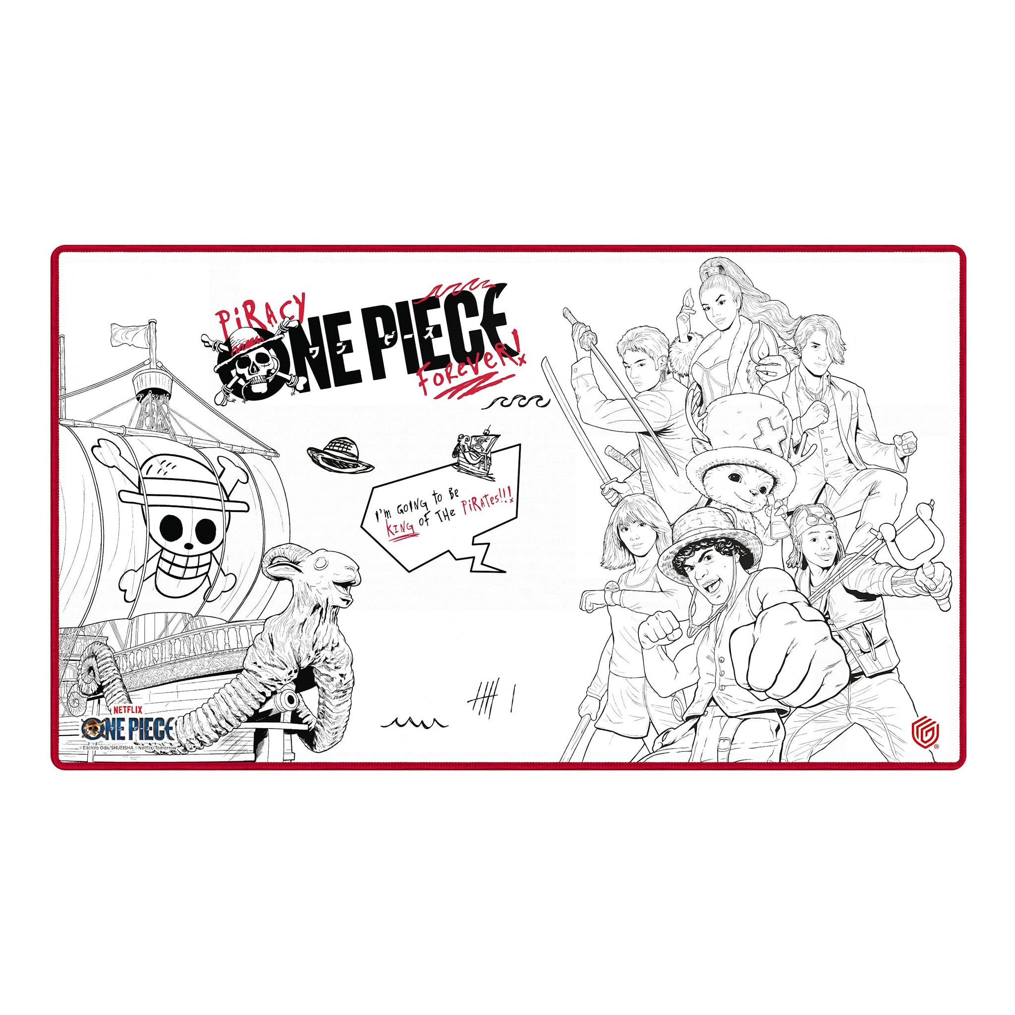 Ultimate Guard Play-Mat - One Piece - Sketch