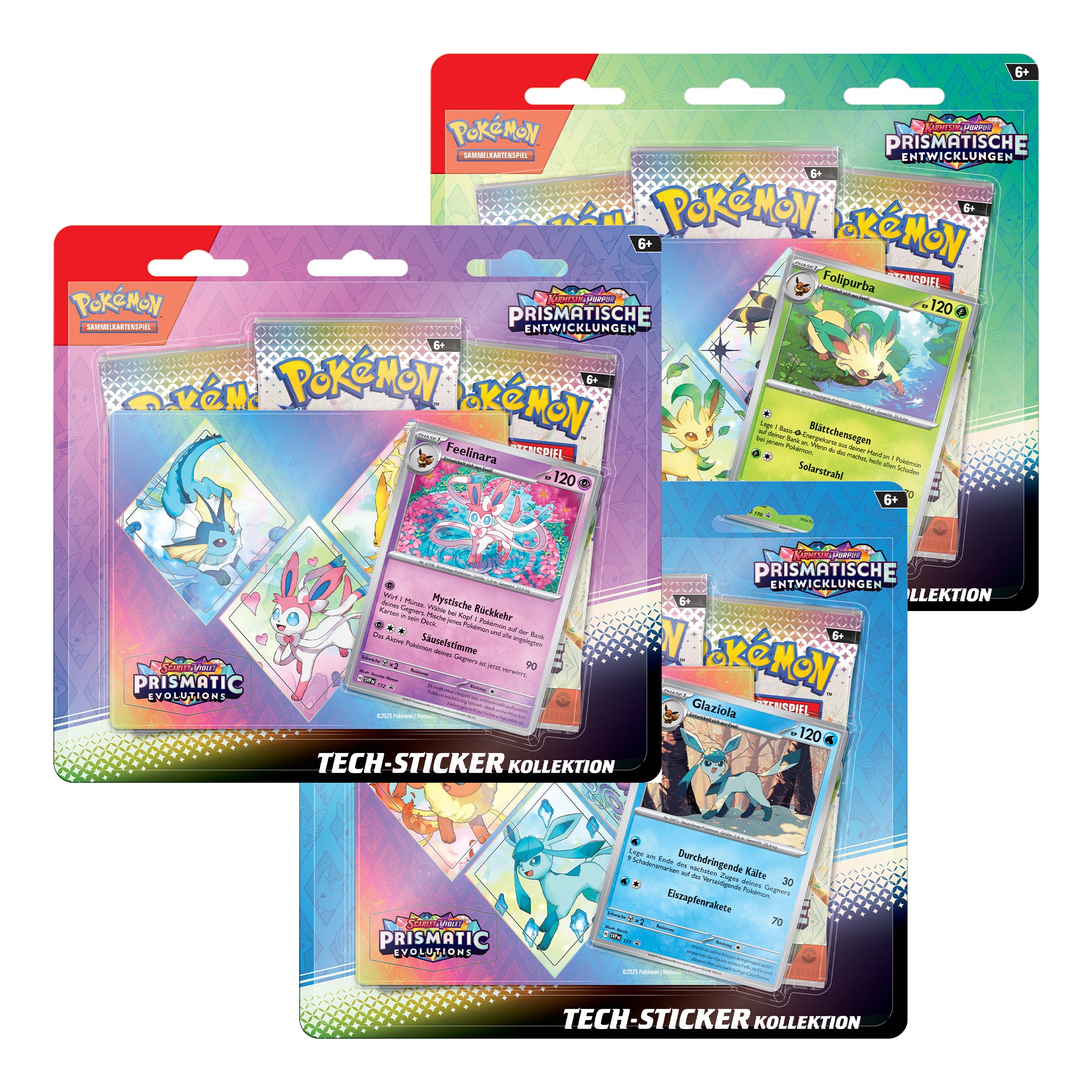 Pokémon - Tech-Sticker-Kollektion Prismatische Entwicklungen - DE