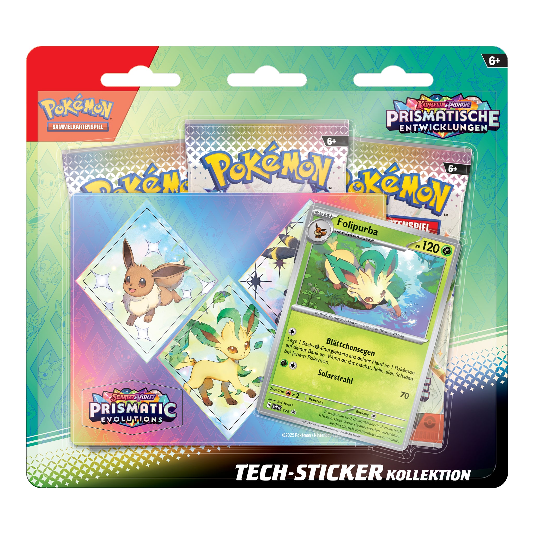 Pokémon - Tech-Sticker-Kollektion Prismatische Entwicklungen - DE Folipurba
