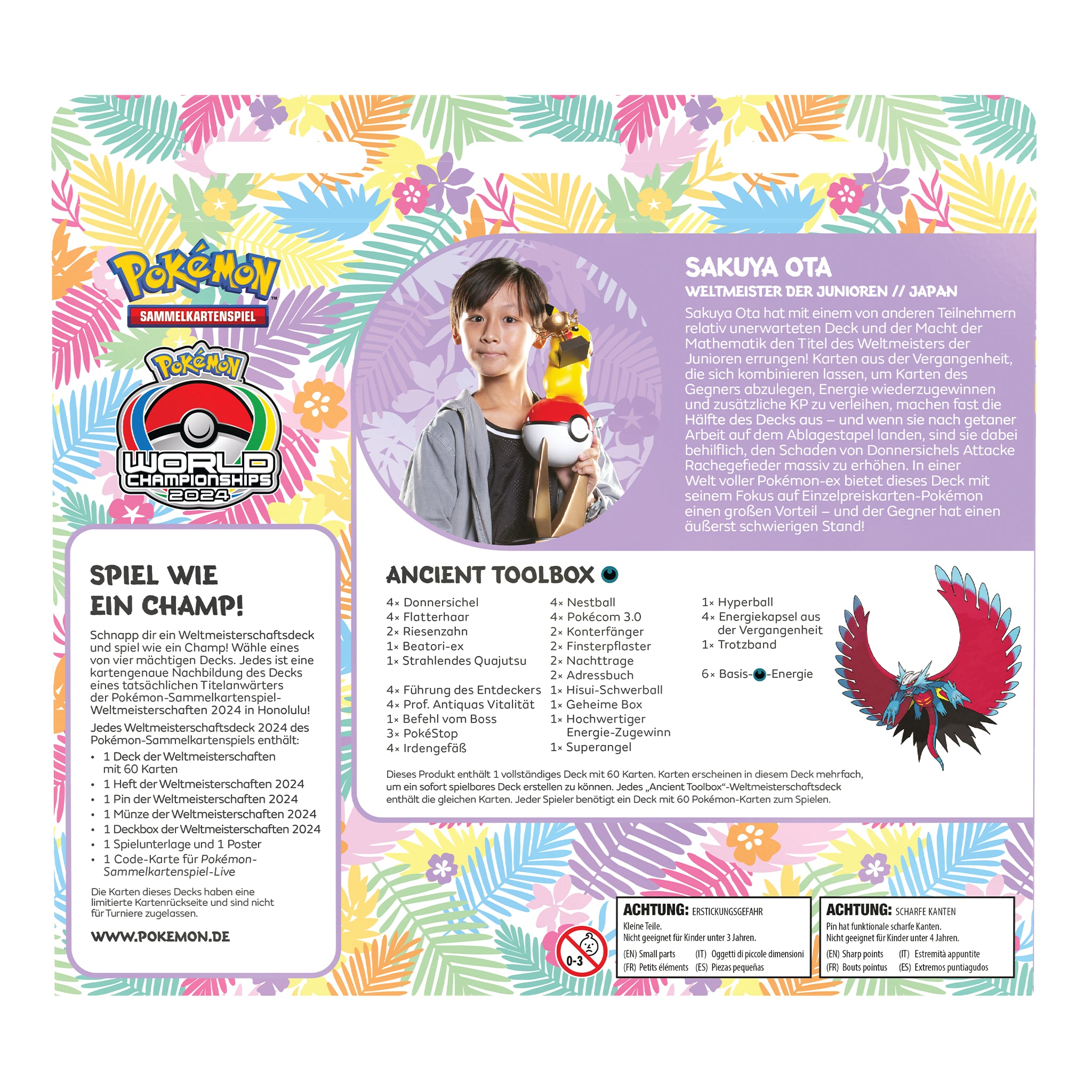 Pokémon - World Championship Deck 2024 - DE Ancient Toolbox