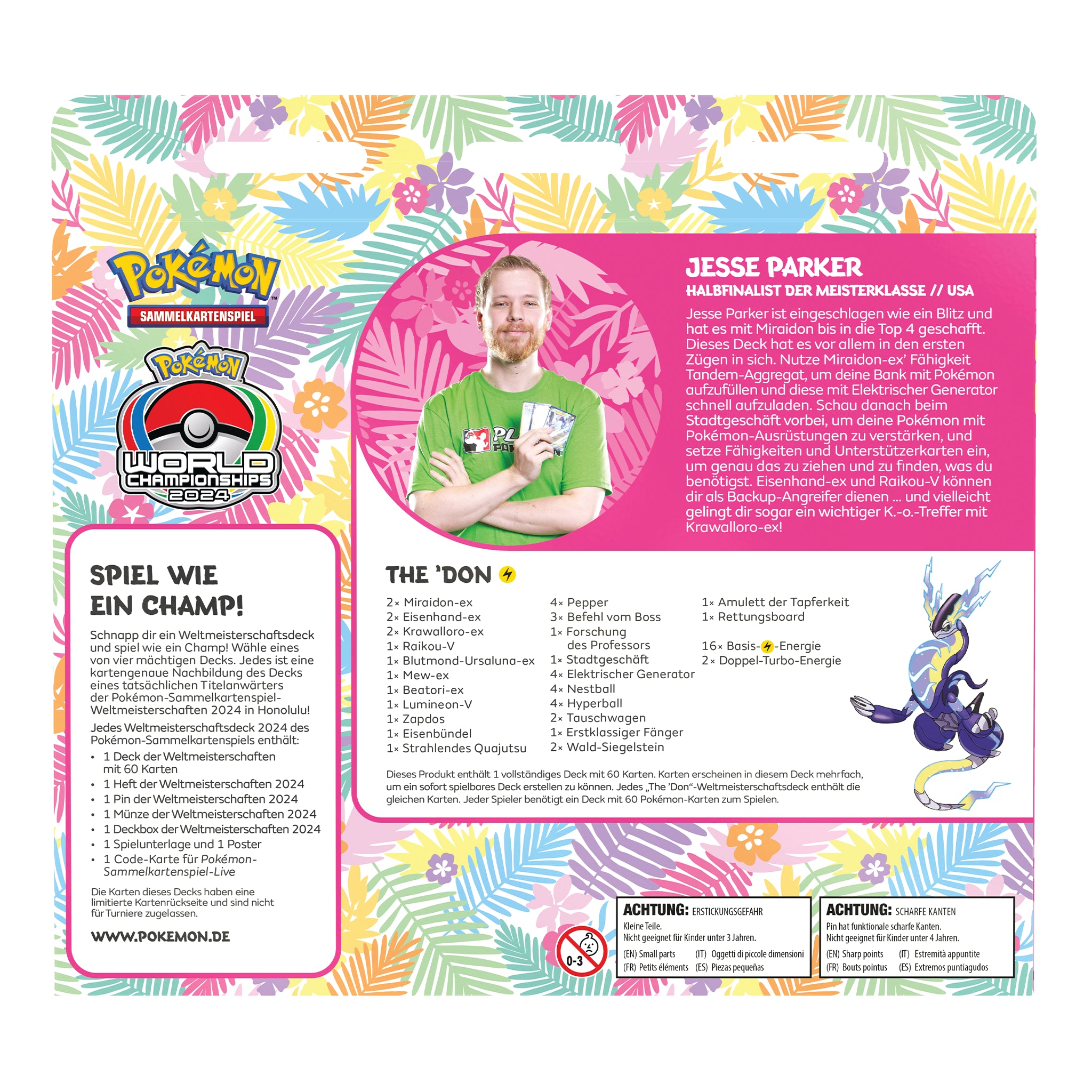 Pokémon - World Championship Deck 2024 - DE The 'Don
