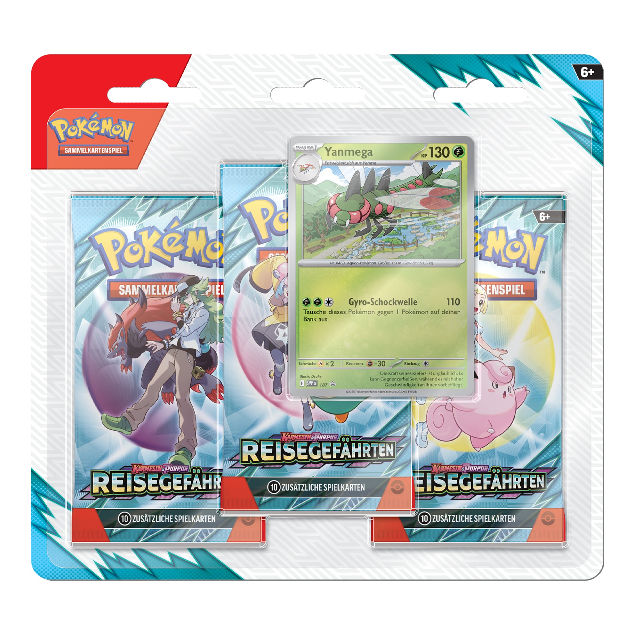 Pokémon - Reisegefährten 3-Pack Blister - DE Yanmega
