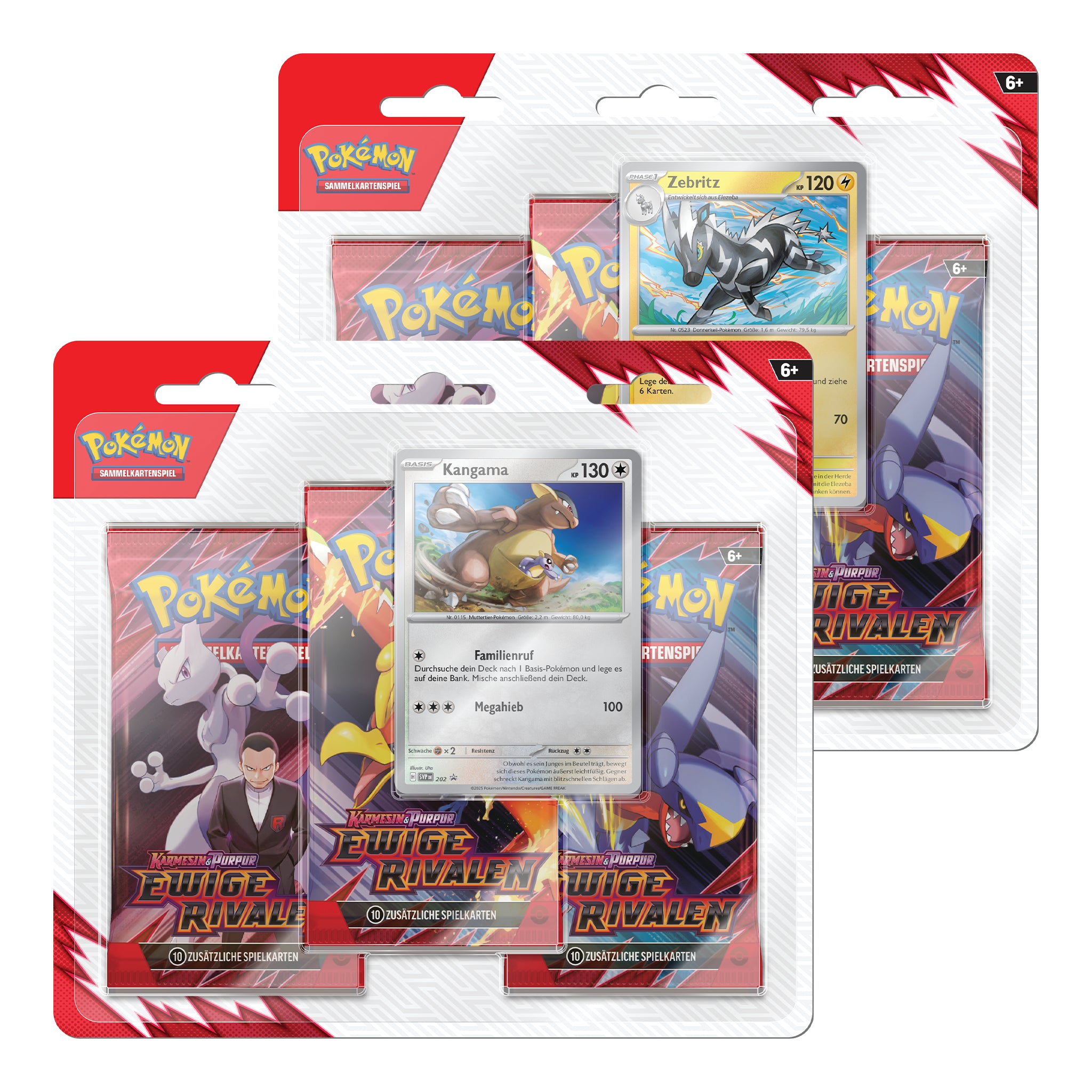 Pokémon - Ewige Rivalen 3-Pack Blister - DE