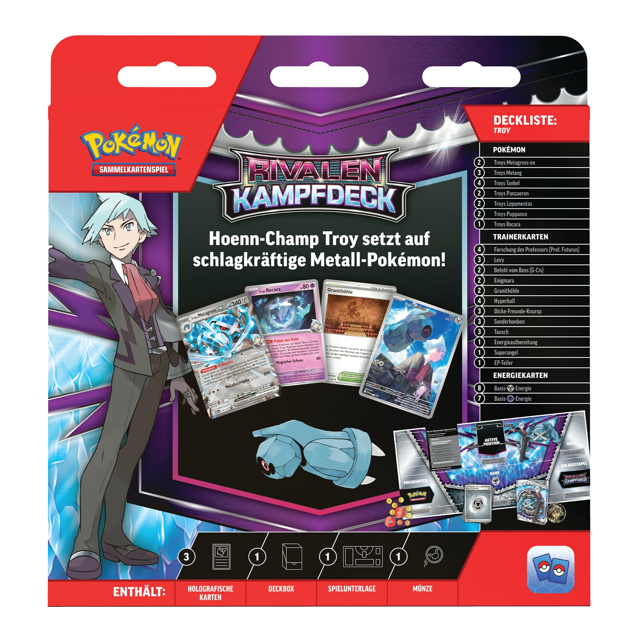Pokémon - Rivalen Kampfdeck - DE Troy