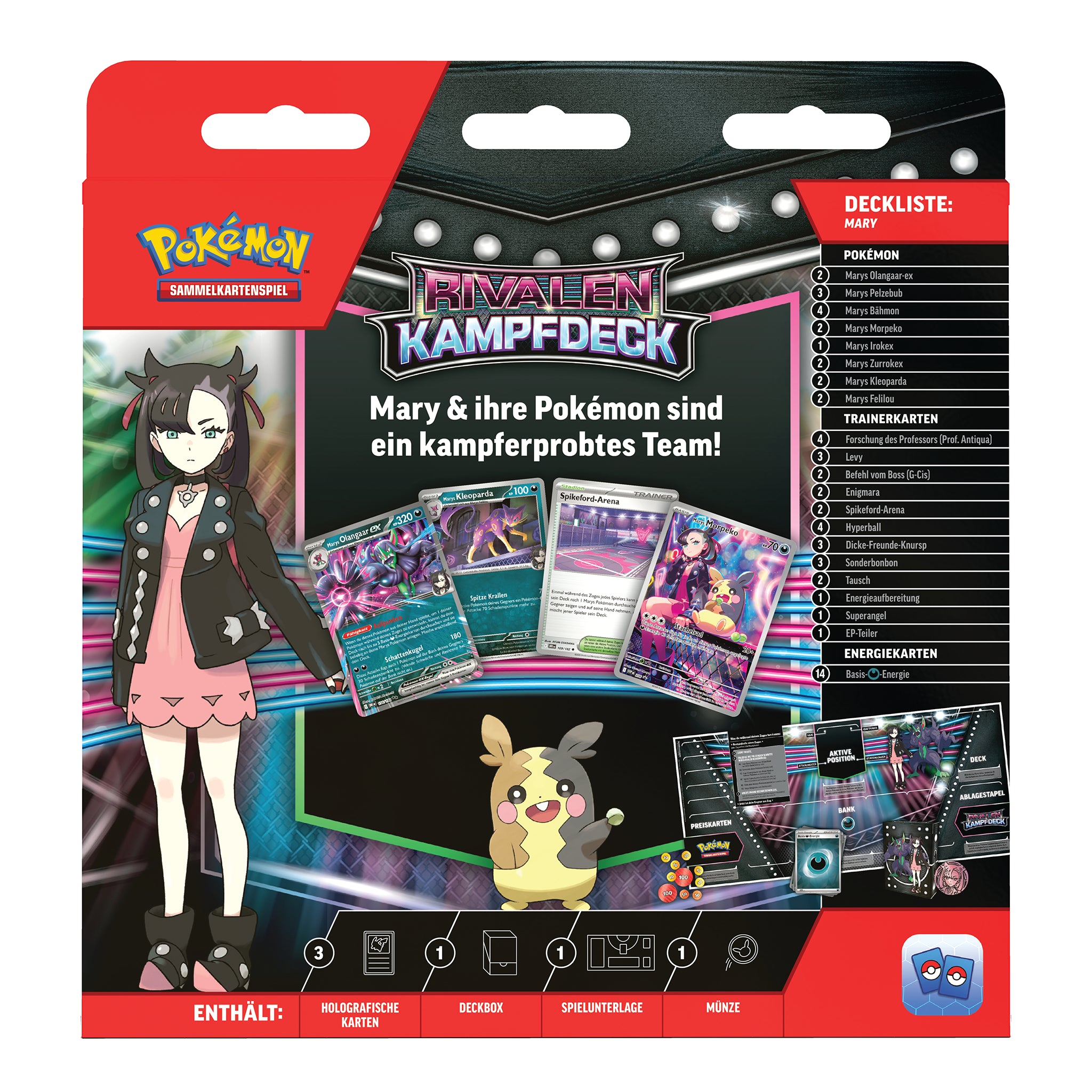 Pokémon - Rivalen Kampfdeck - DE Mary