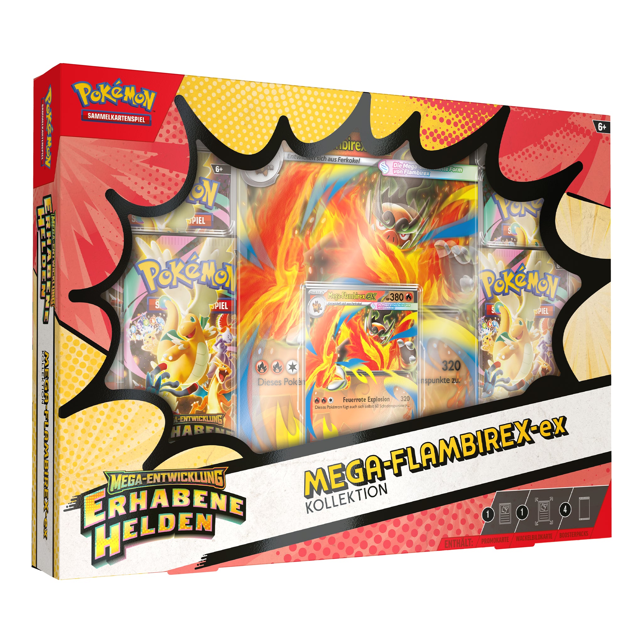 Pokémon - Erhabene Helden Mega Flambirex ex Kollektion - DE