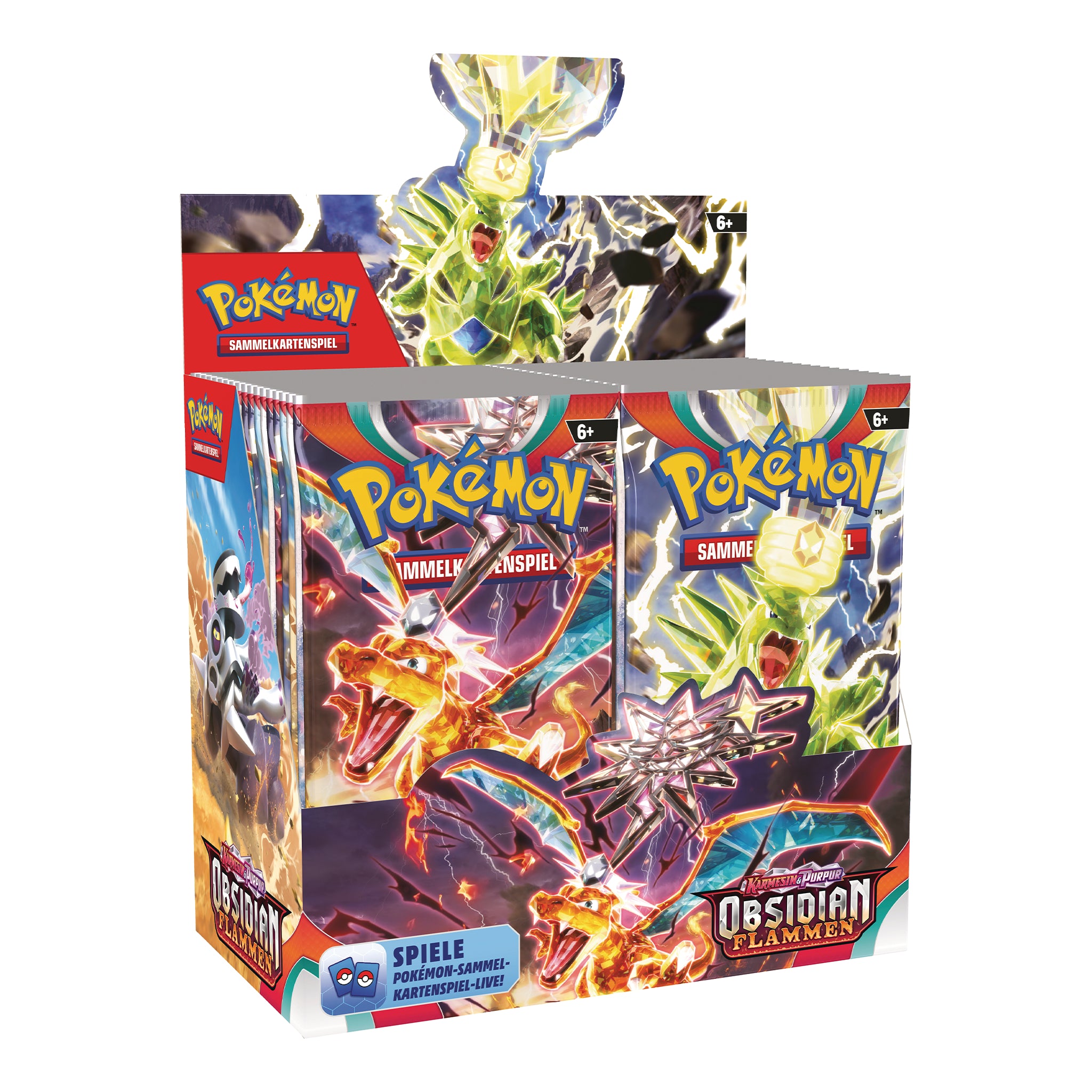 Pokémon - Obsidianflammen Display - DE
