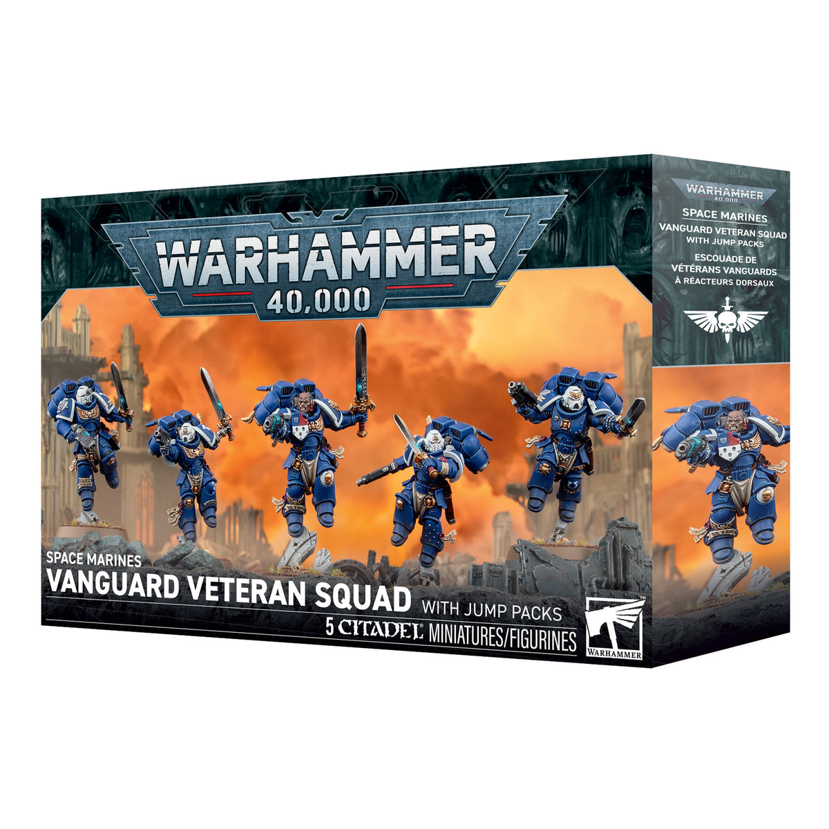 Space Marines - Vanguard Veteran Squad with Jump Packs