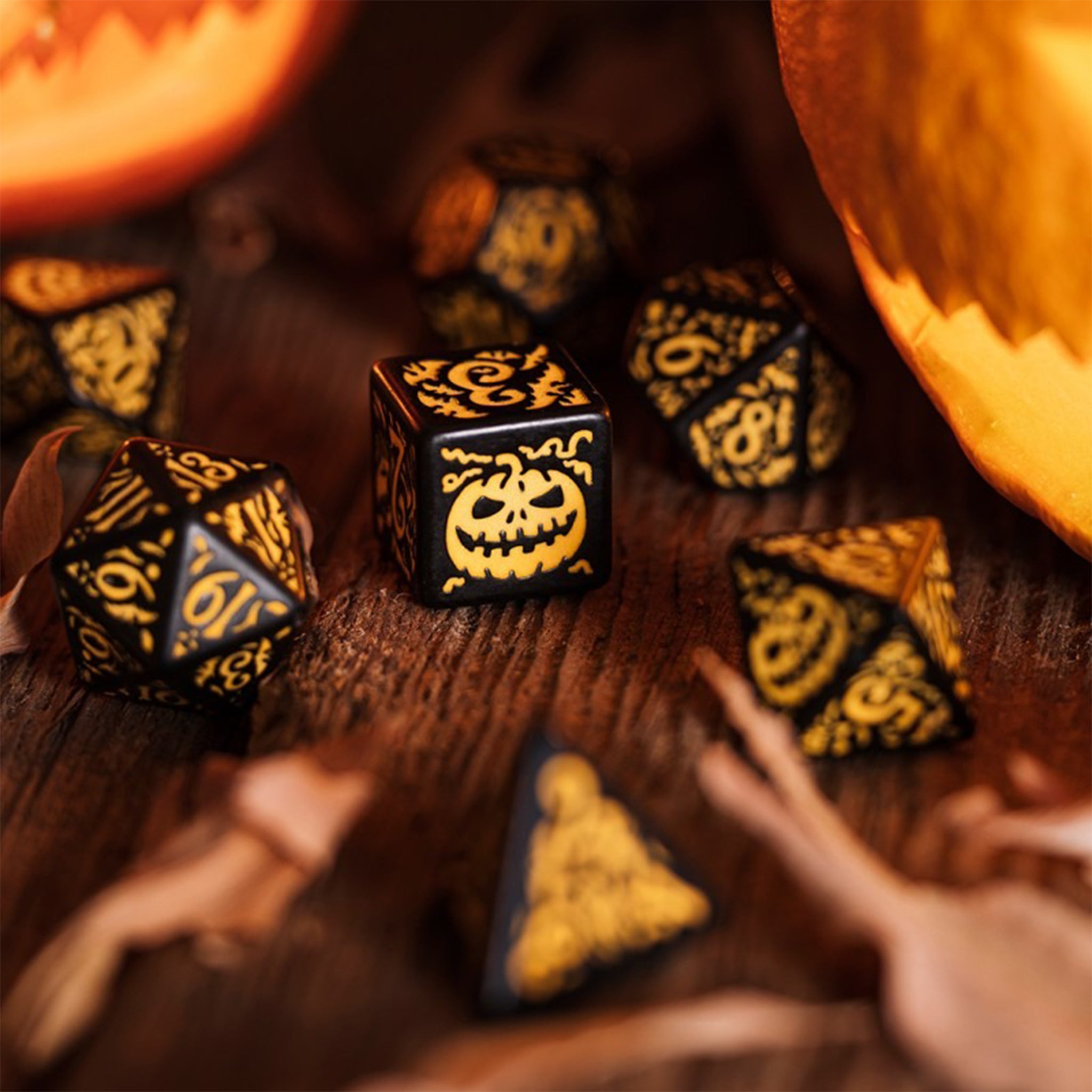 Halloween Pumpkin Dice Set - Jack O'Lantern