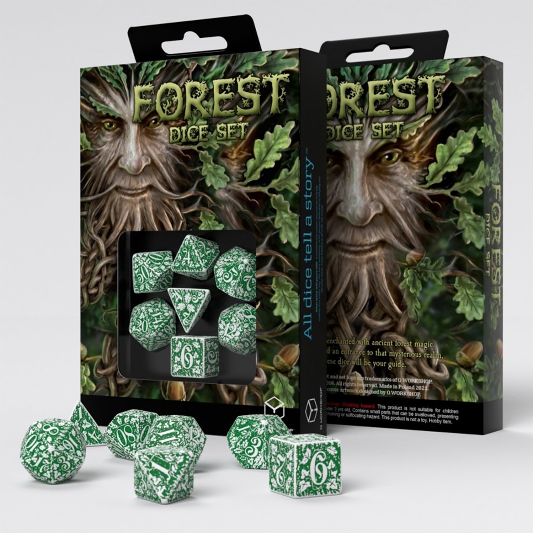 Forest Dice Set - Tundra