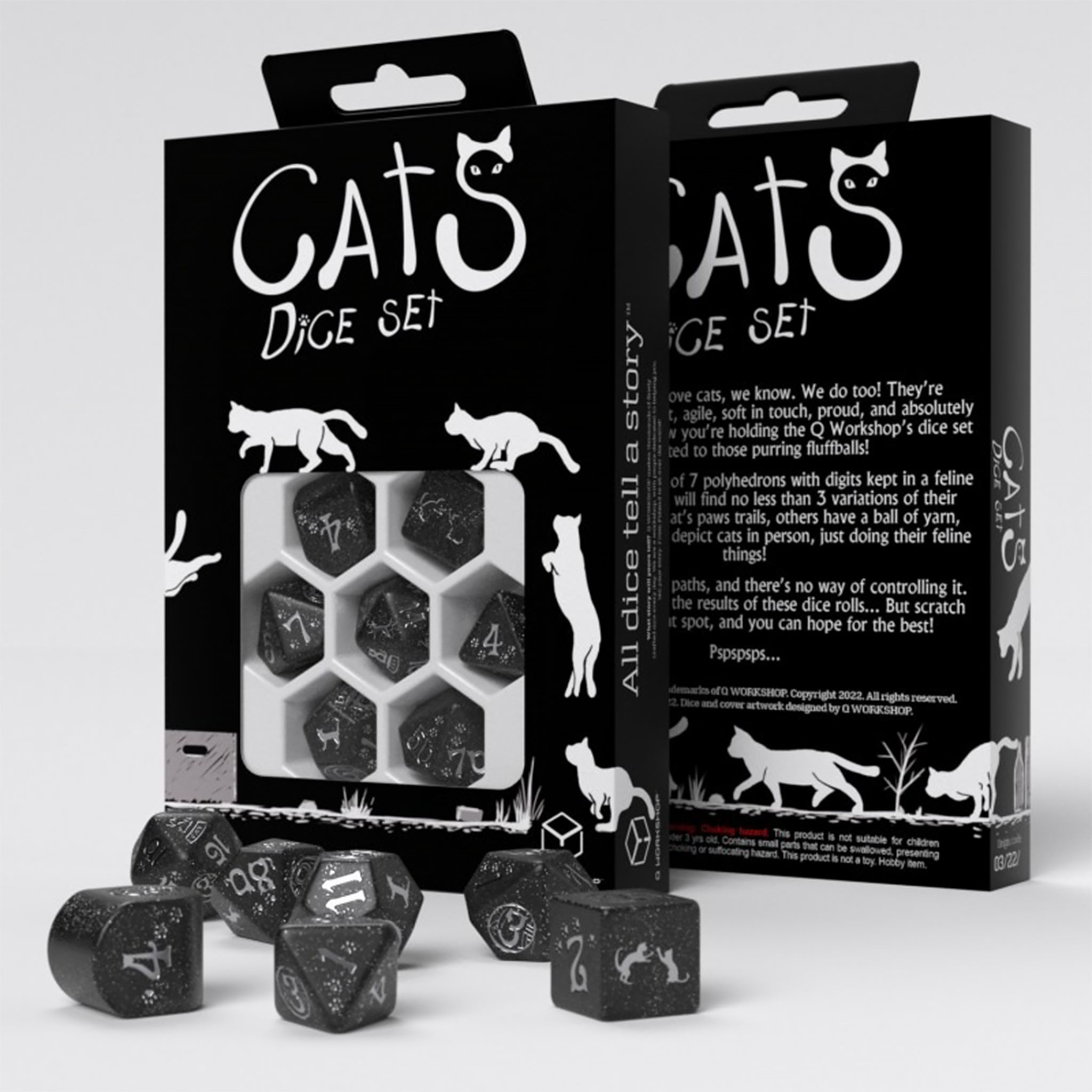 Cats Dice Set - Waffle