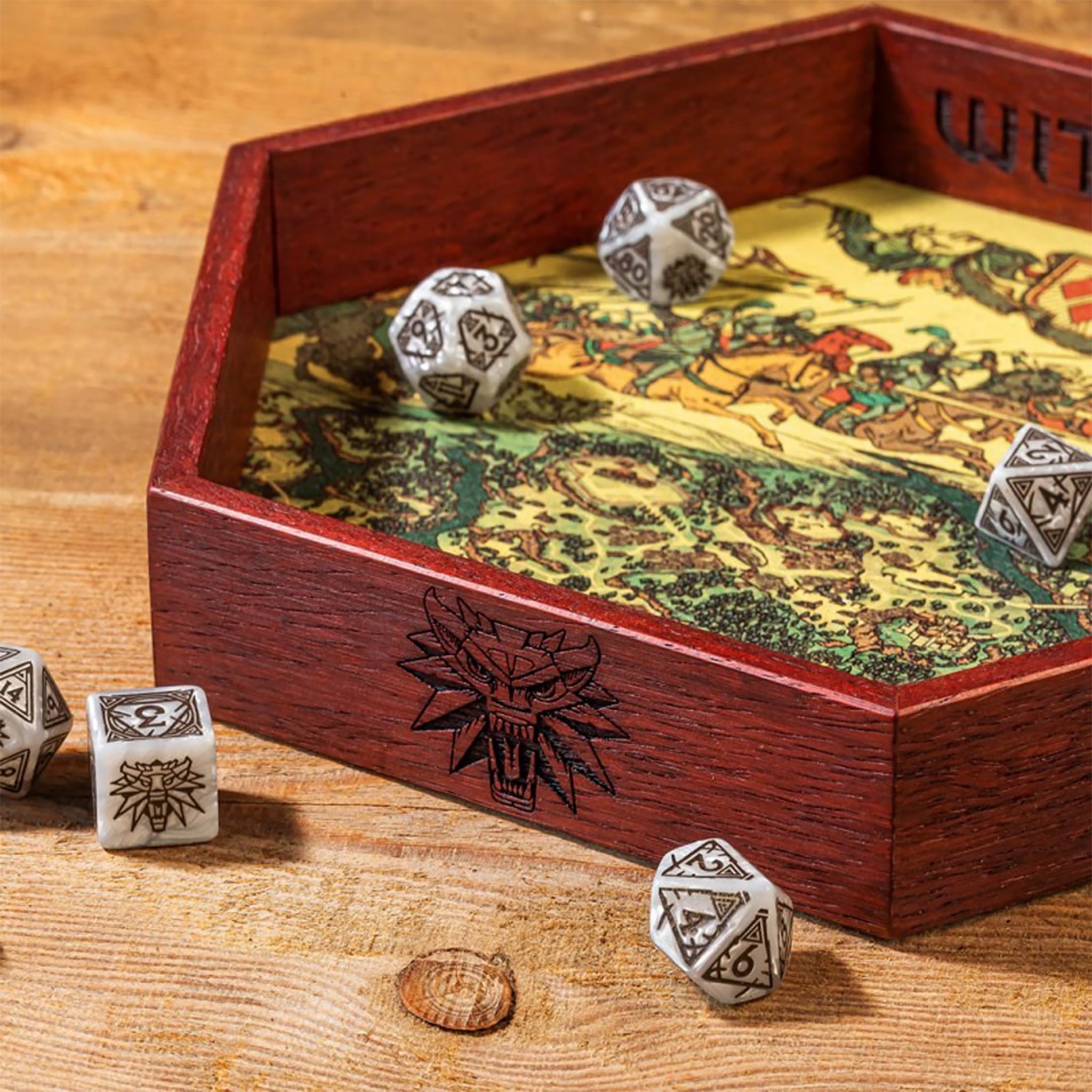 The Witcher Wooden Dice Tray