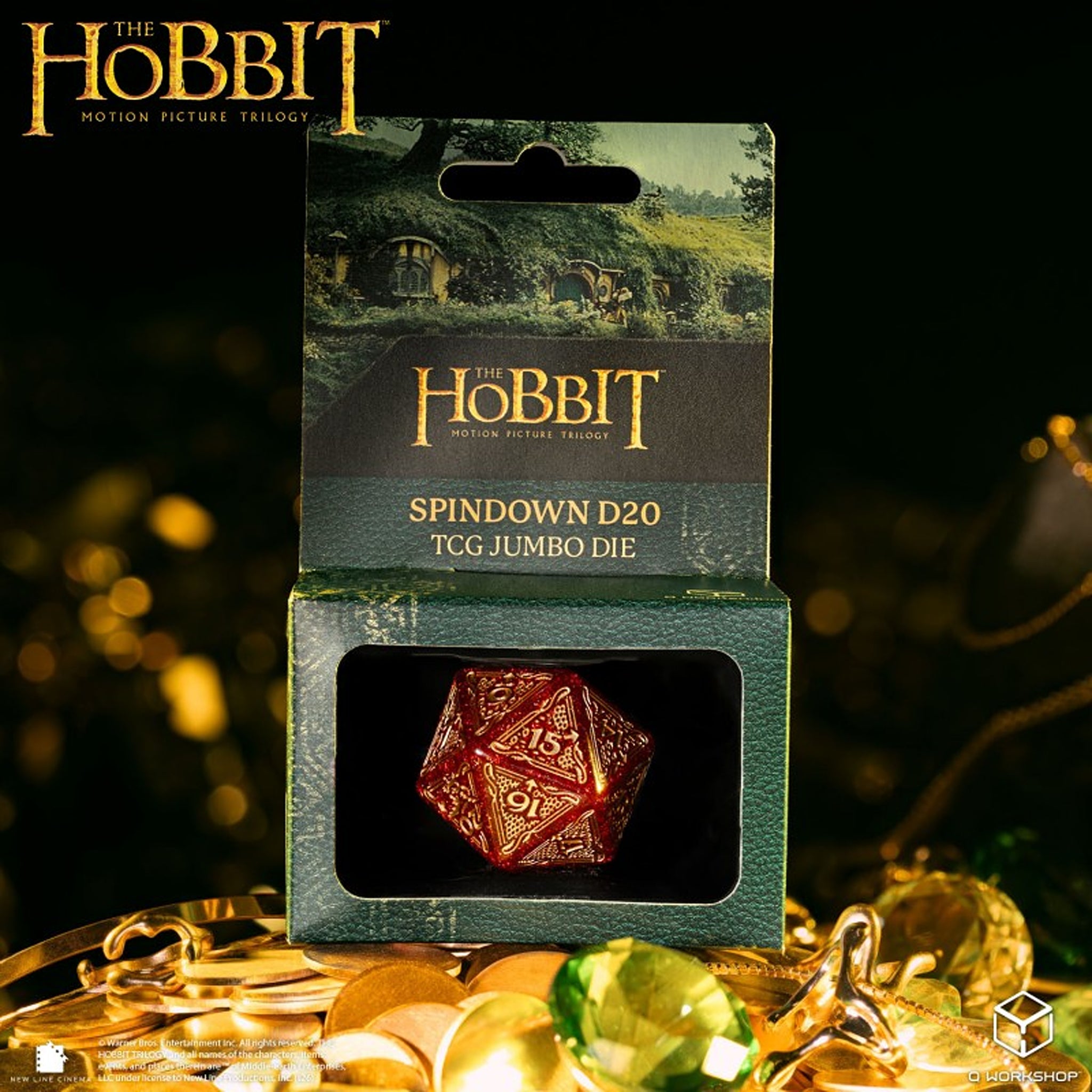 The Hobbit Spindown D20 Jumbo - Ember