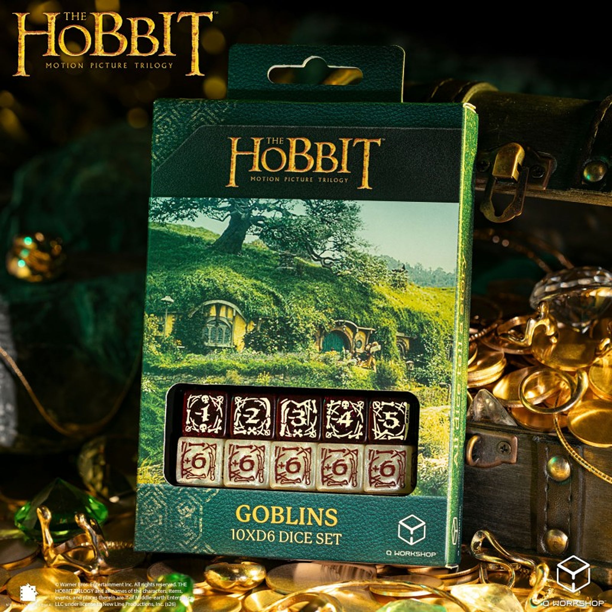 The Hobbit Dice Set - Goblins