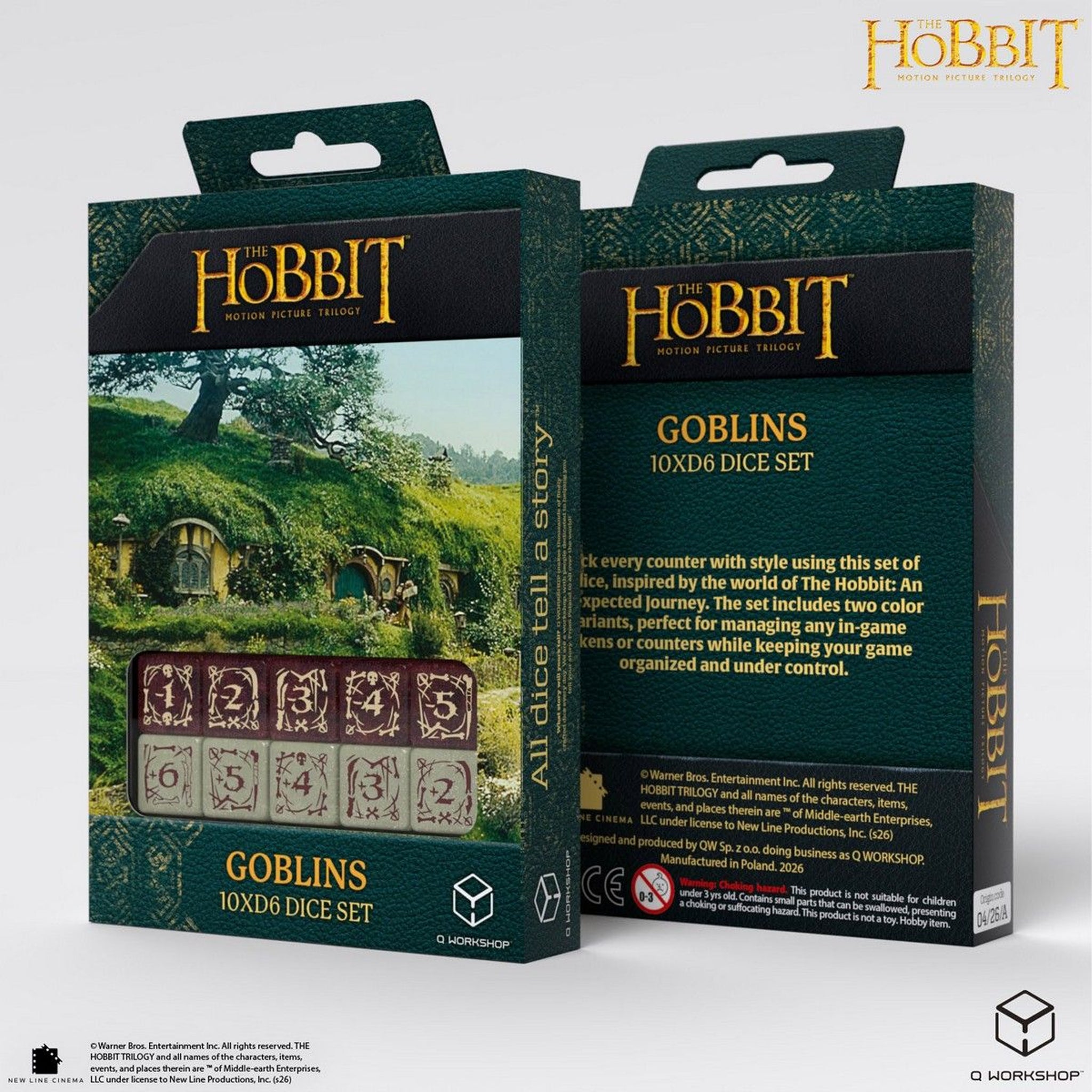 The Hobbit Dice Set - Goblins
