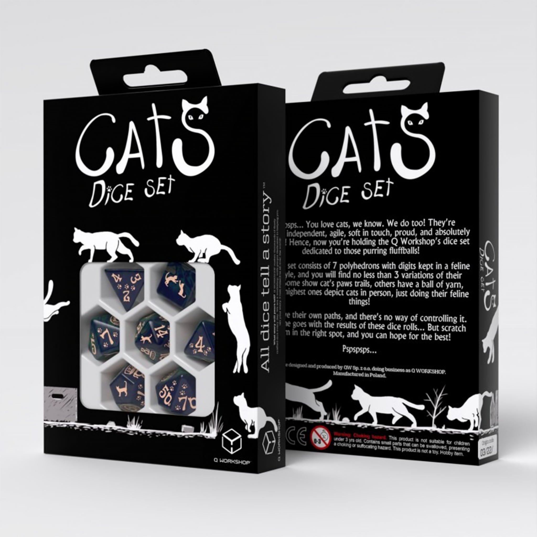Cats Dice Set - Mittens
