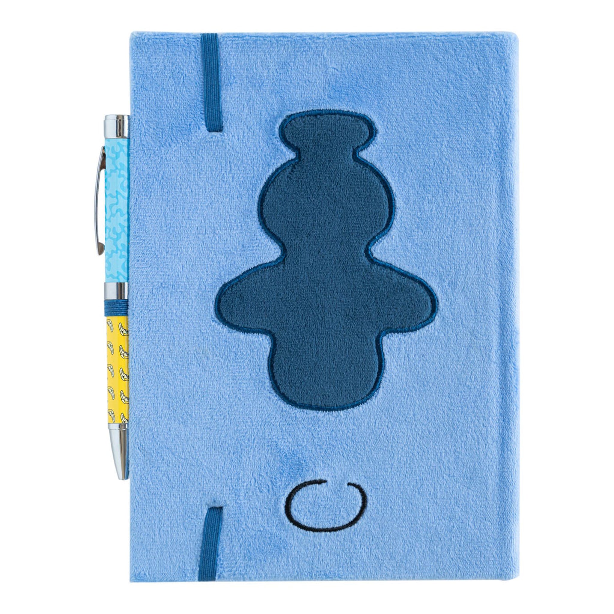 Stitch - Premium Plüsch Notizbuch A5 mit Stift