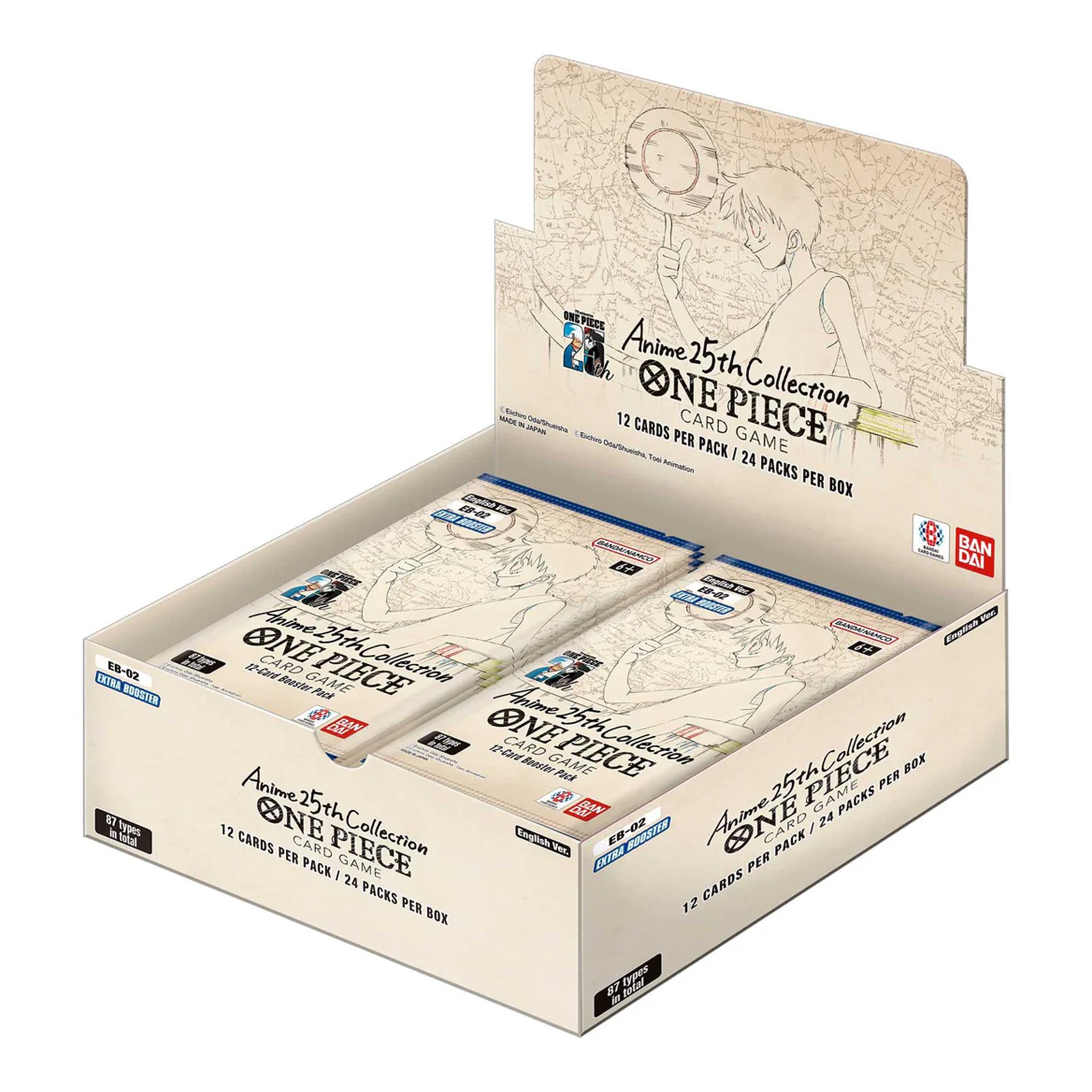 One Piece - Anime 25th Collection Boosterdisplay EB02 - EN