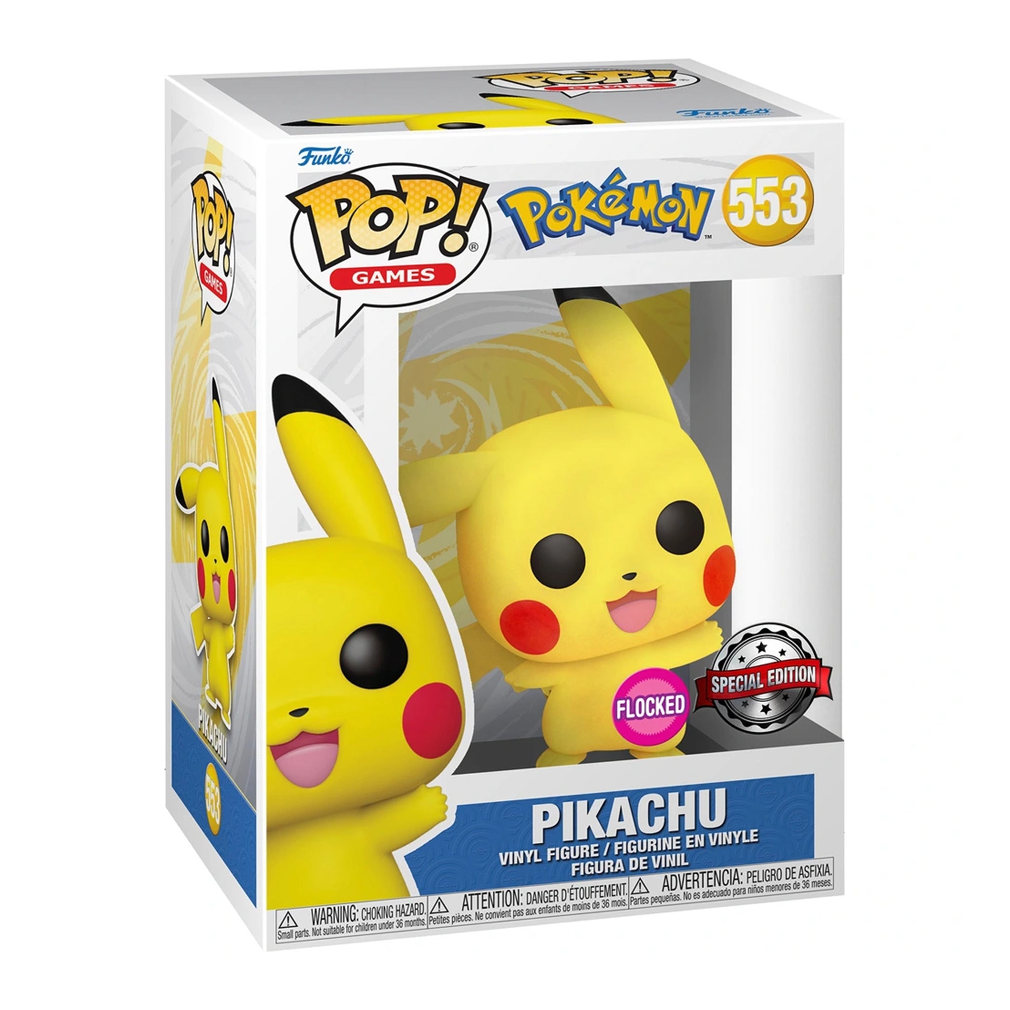 Pikachu Flocked - Pokémon - Funko POP!