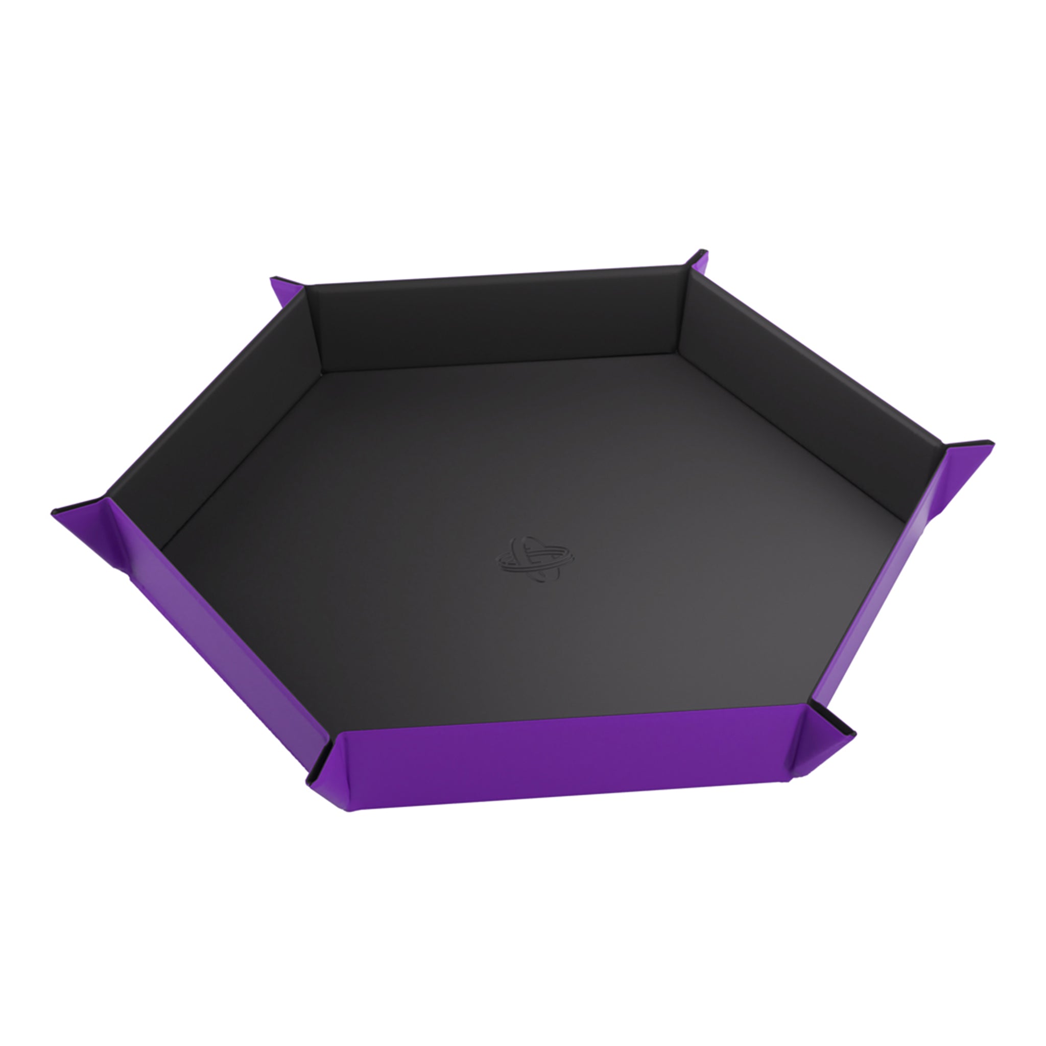 Magnetic Dice Tray - Hexagonal - Black/Purple
