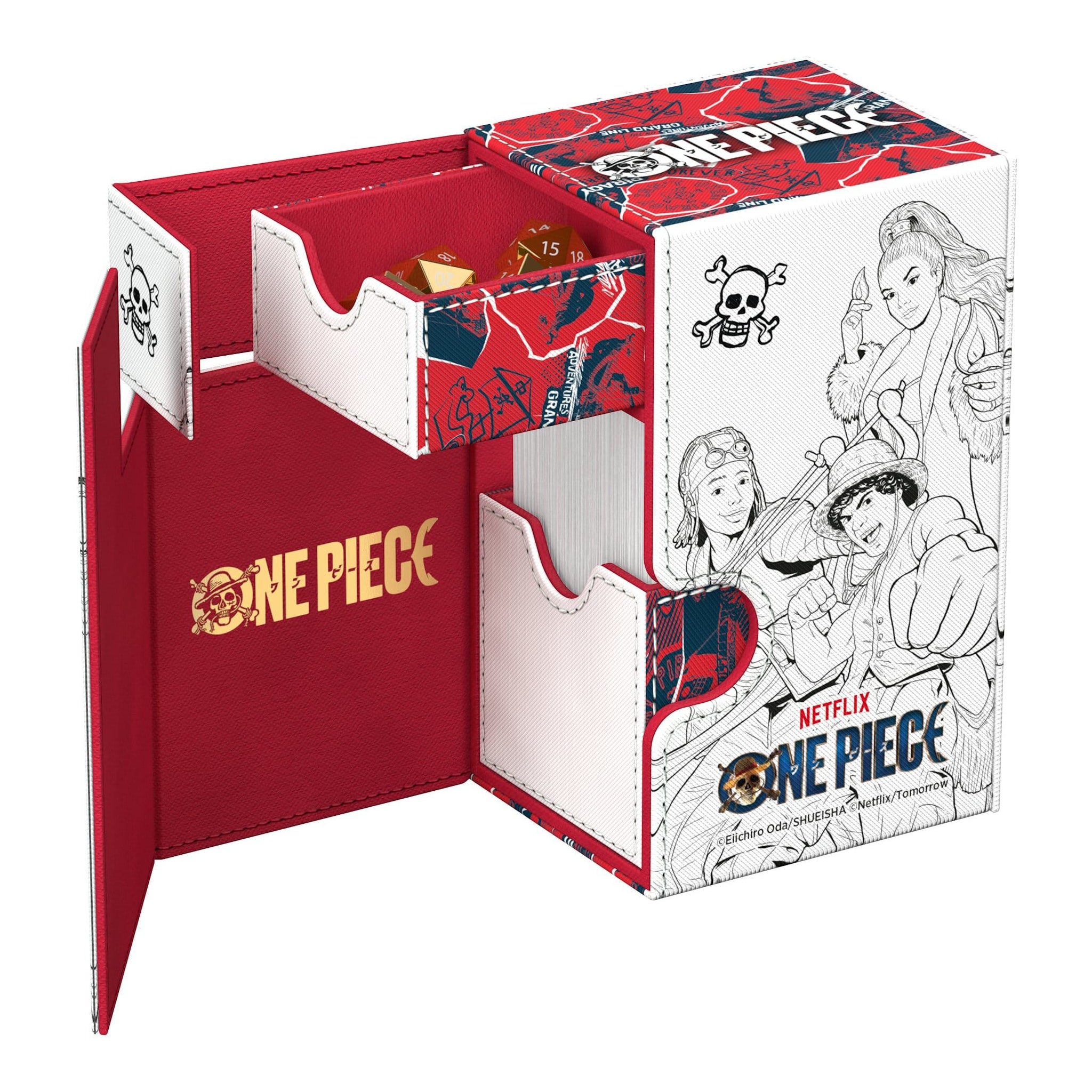 Ultimate Guard Sidewinder Flip´n´Tray 80+ Xenoskin - One Piece - Sketch