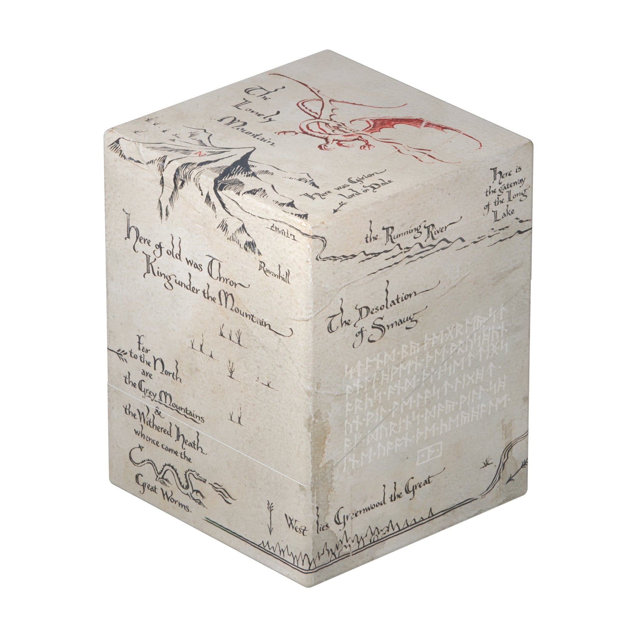 Ultimate Guard Sidewinder RTE Boulder 100+ - The Hobbit - Thrór's Map (Glow in the Dark)