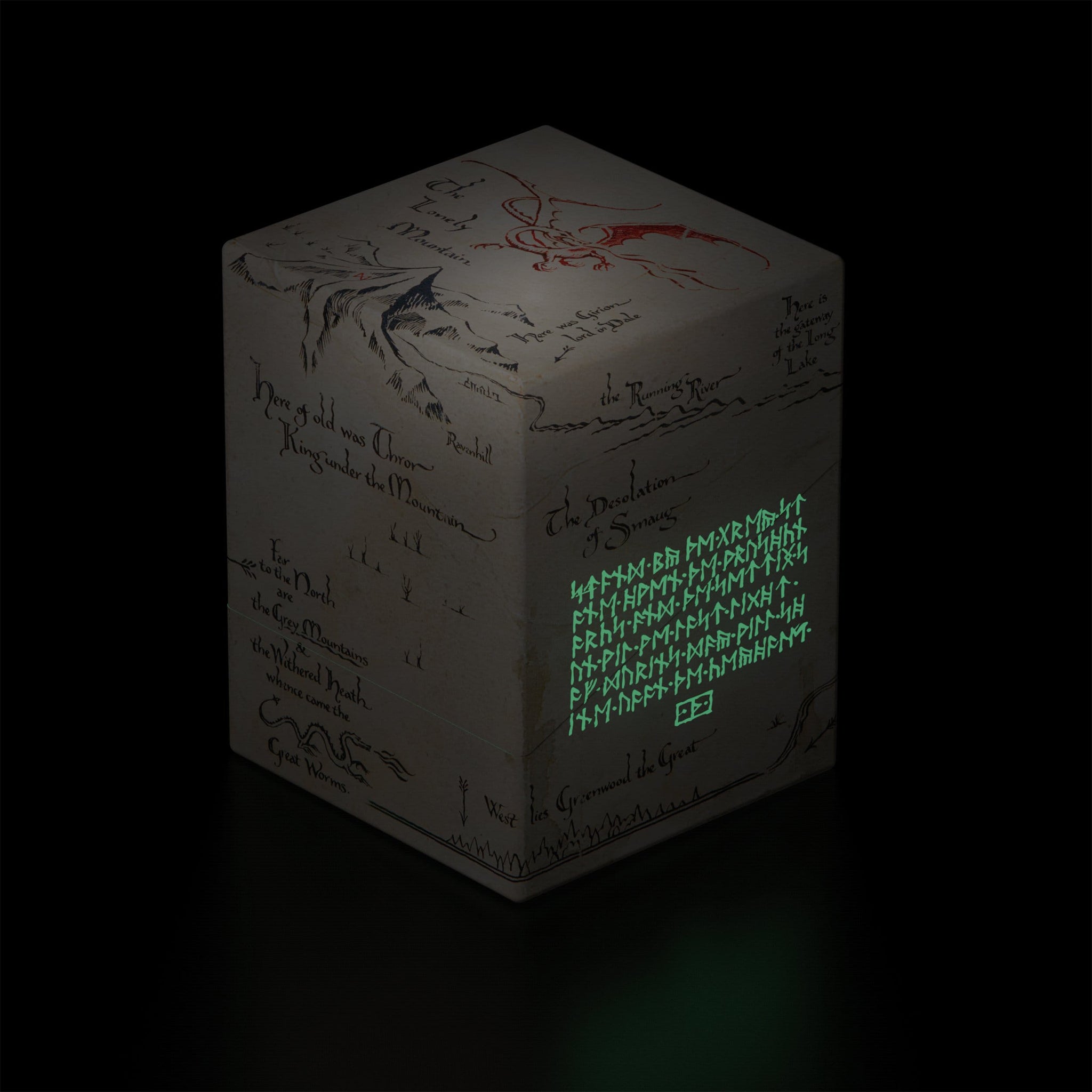 Ultimate Guard Sidewinder RTE Boulder 100+ - The Hobbit - Thrór's Map (Glow in the Dark)