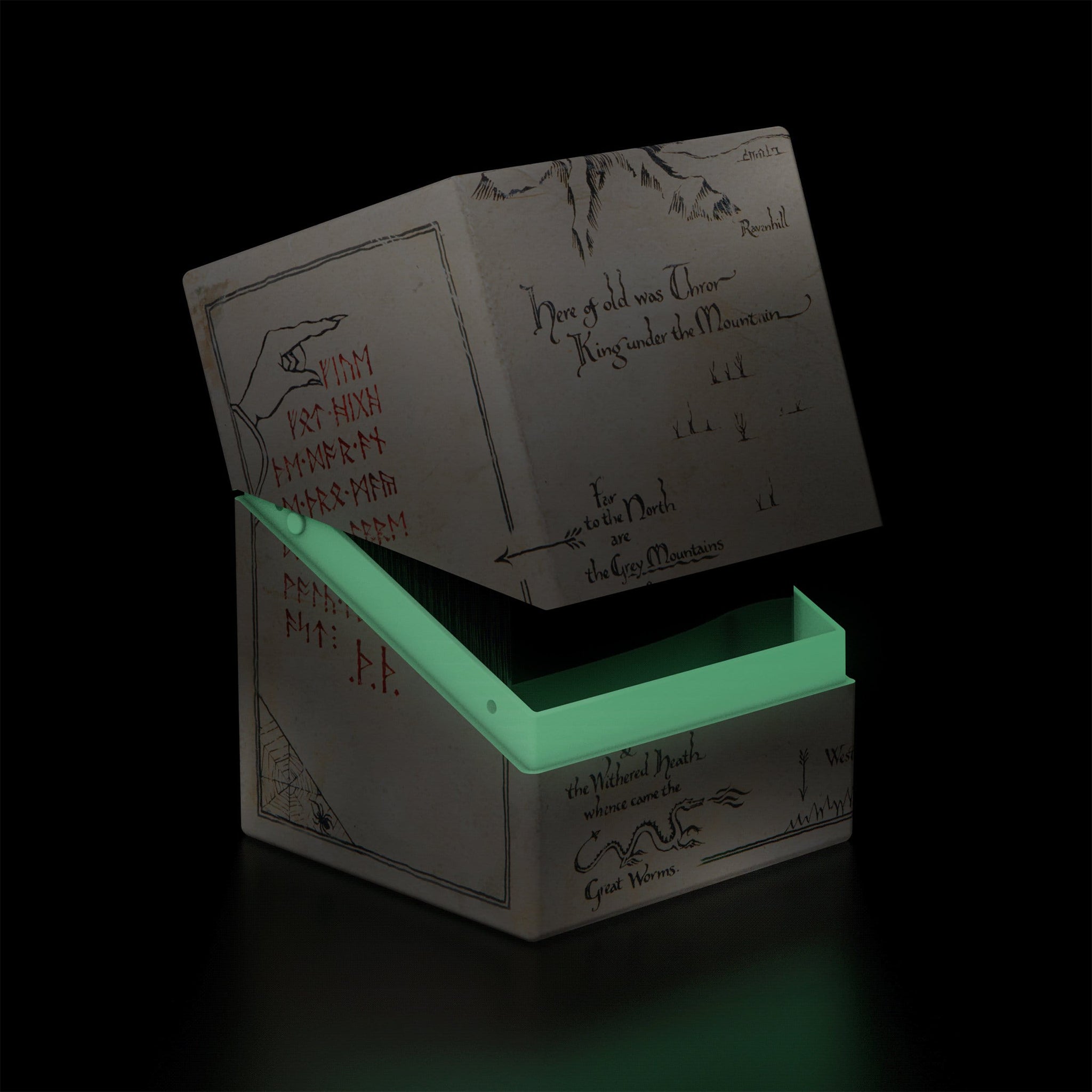 Ultimate Guard Sidewinder RTE Boulder 100+ - The Hobbit - Thrór's Map (Glow in the Dark)