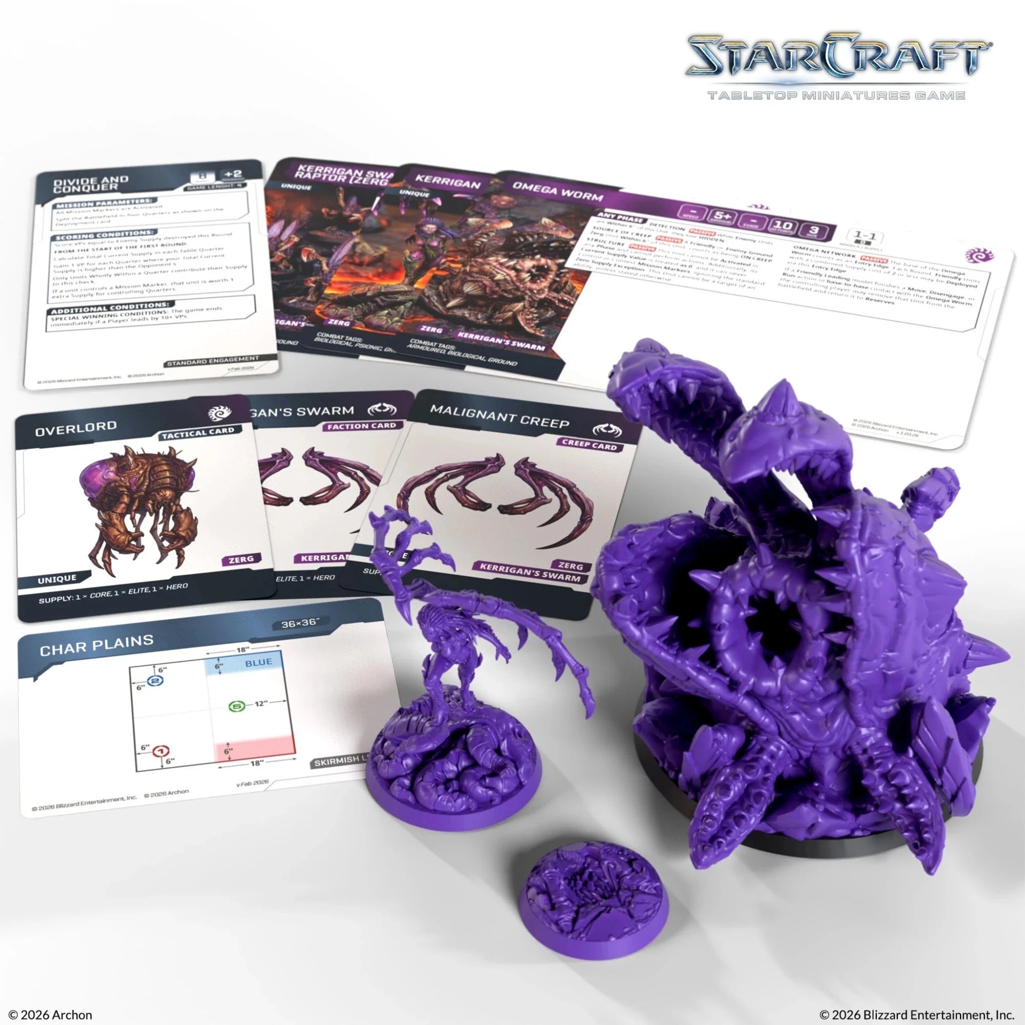 StarCraft - Kerrigan & Omega Worm - Zerg - Hero Expansion Set